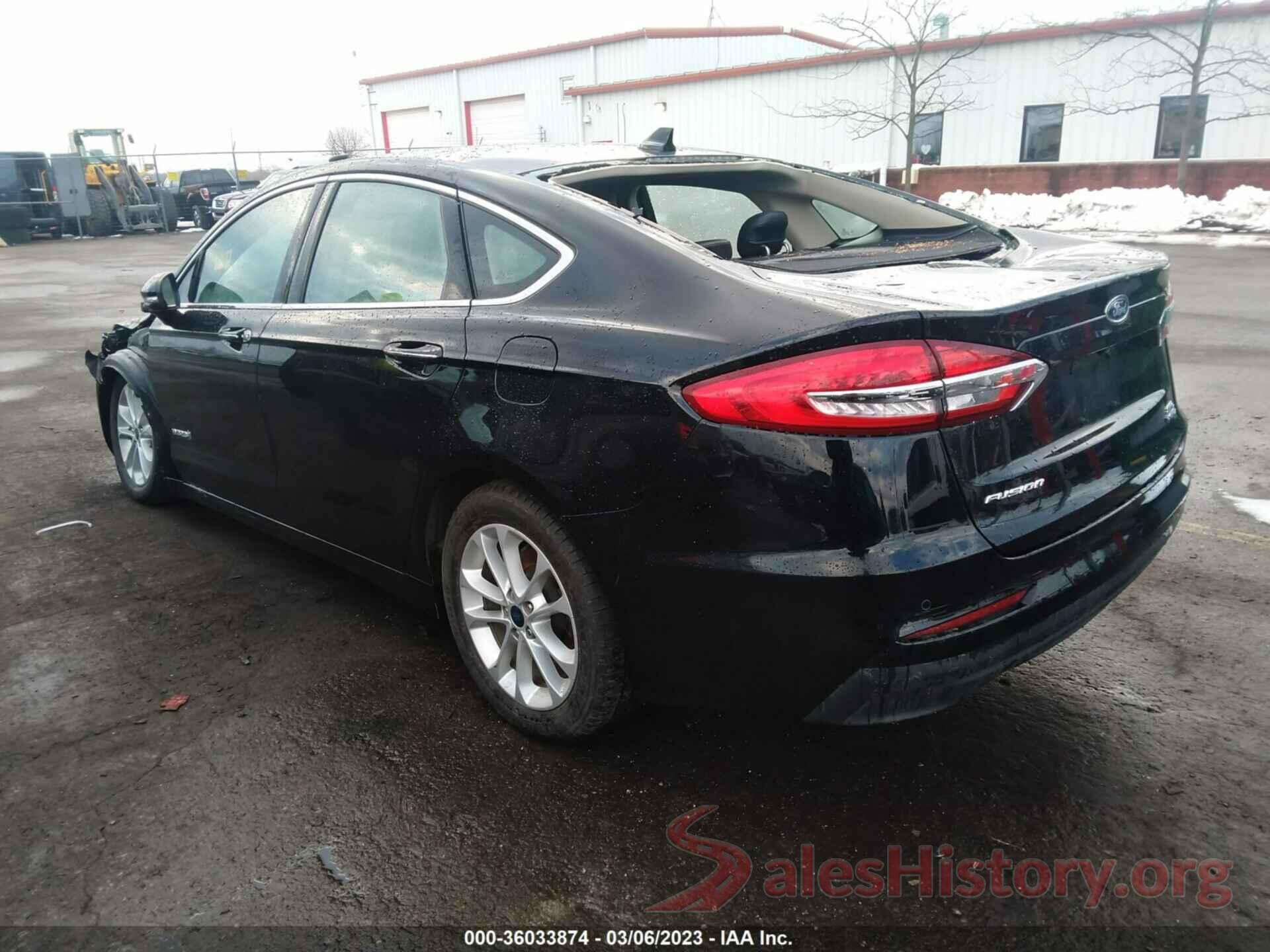 3FA6P0MUXKR169163 2019 FORD FUSION HYBRID