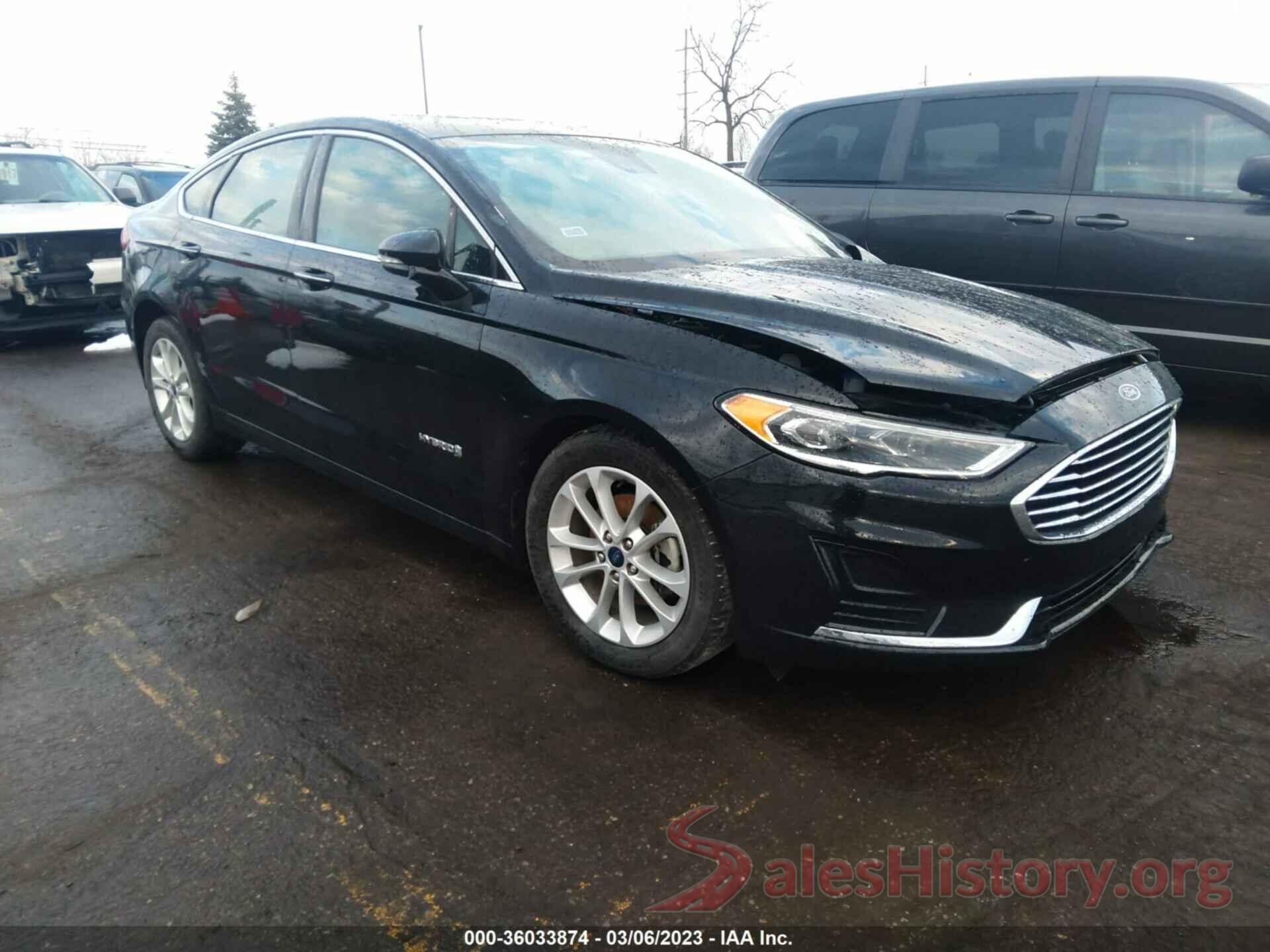 3FA6P0MUXKR169163 2019 FORD FUSION HYBRID