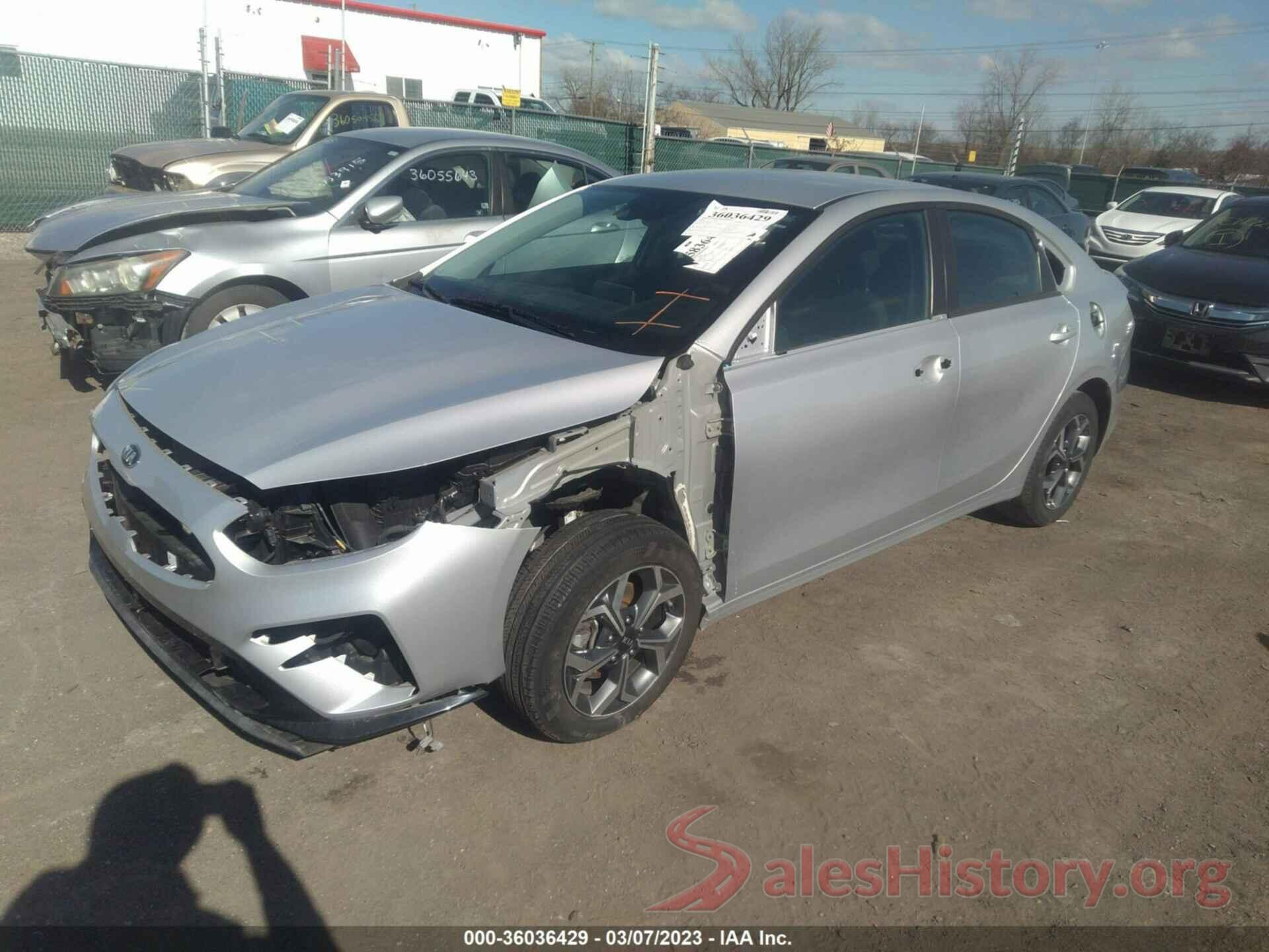 3KPF24AD2LE227943 2020 KIA FORTE