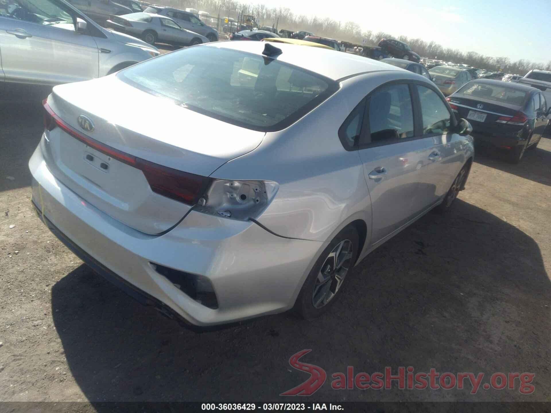 3KPF24AD2LE227943 2020 KIA FORTE