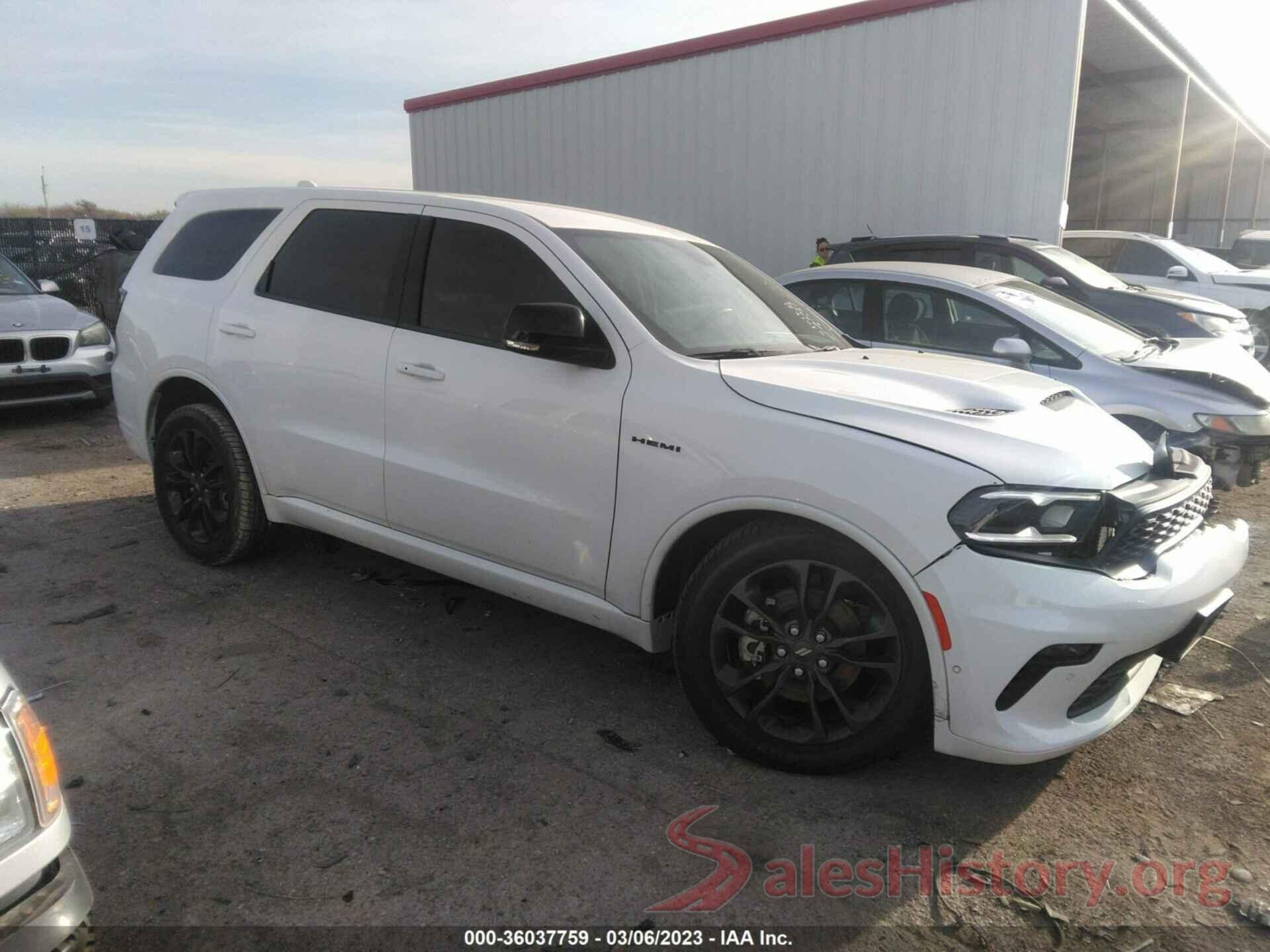 1C4SDHCTXMC604418 2021 DODGE DURANGO