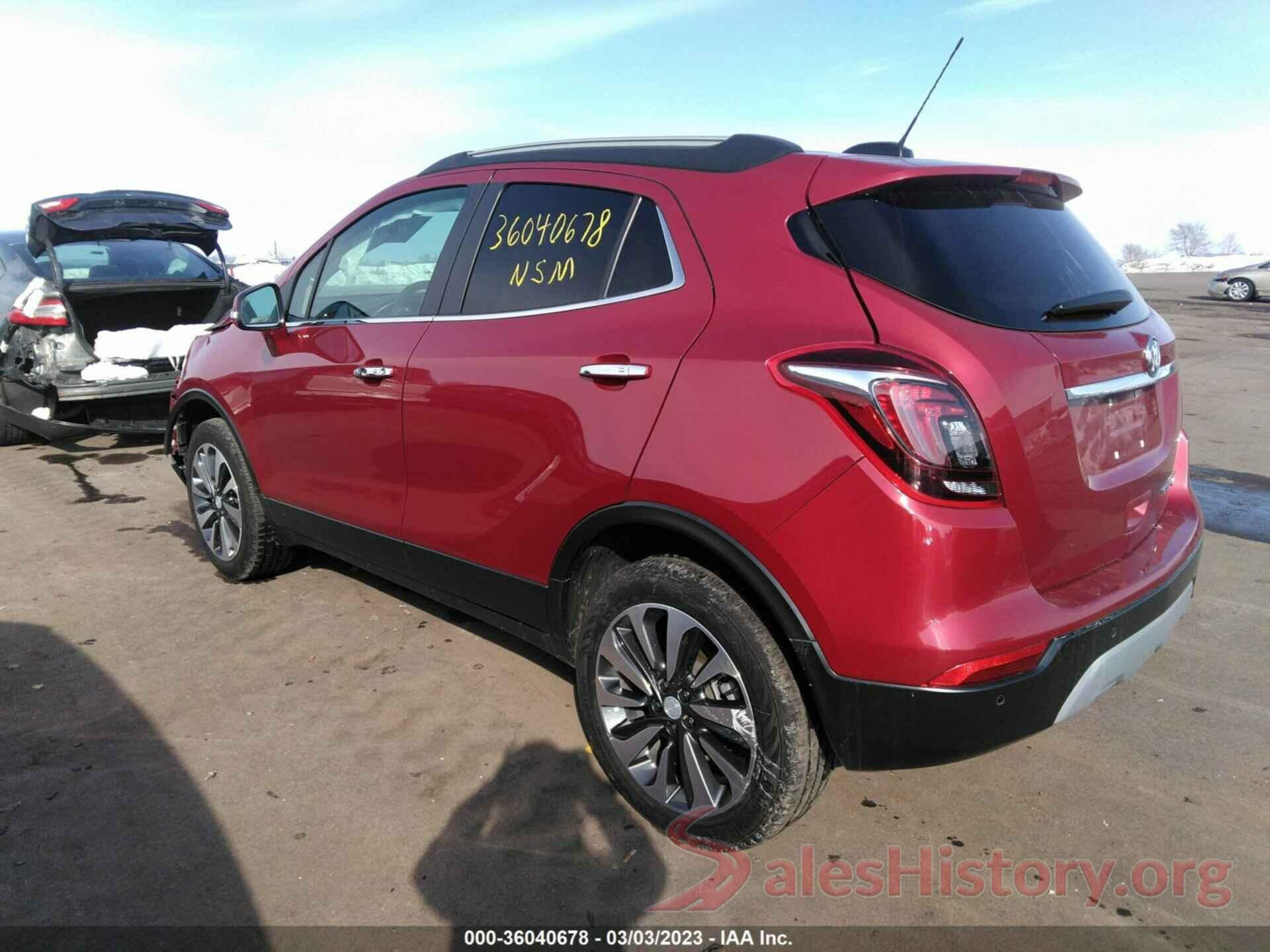 KL4CJGSMXKB857446 2019 BUICK ENCORE