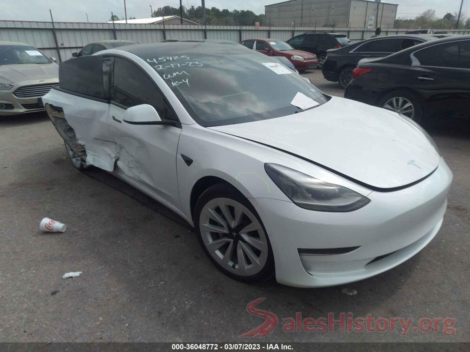 5YJ3E1EB3MF990521 2021 TESLA MODEL 3