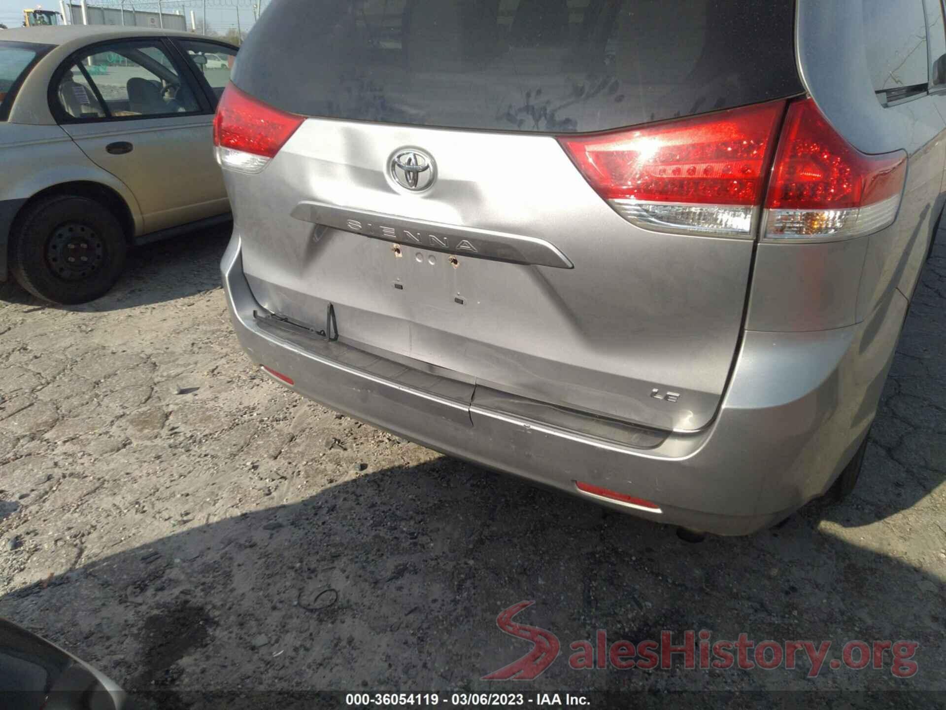 5TDKA3DC4CS015937 2012 TOYOTA SIENNA