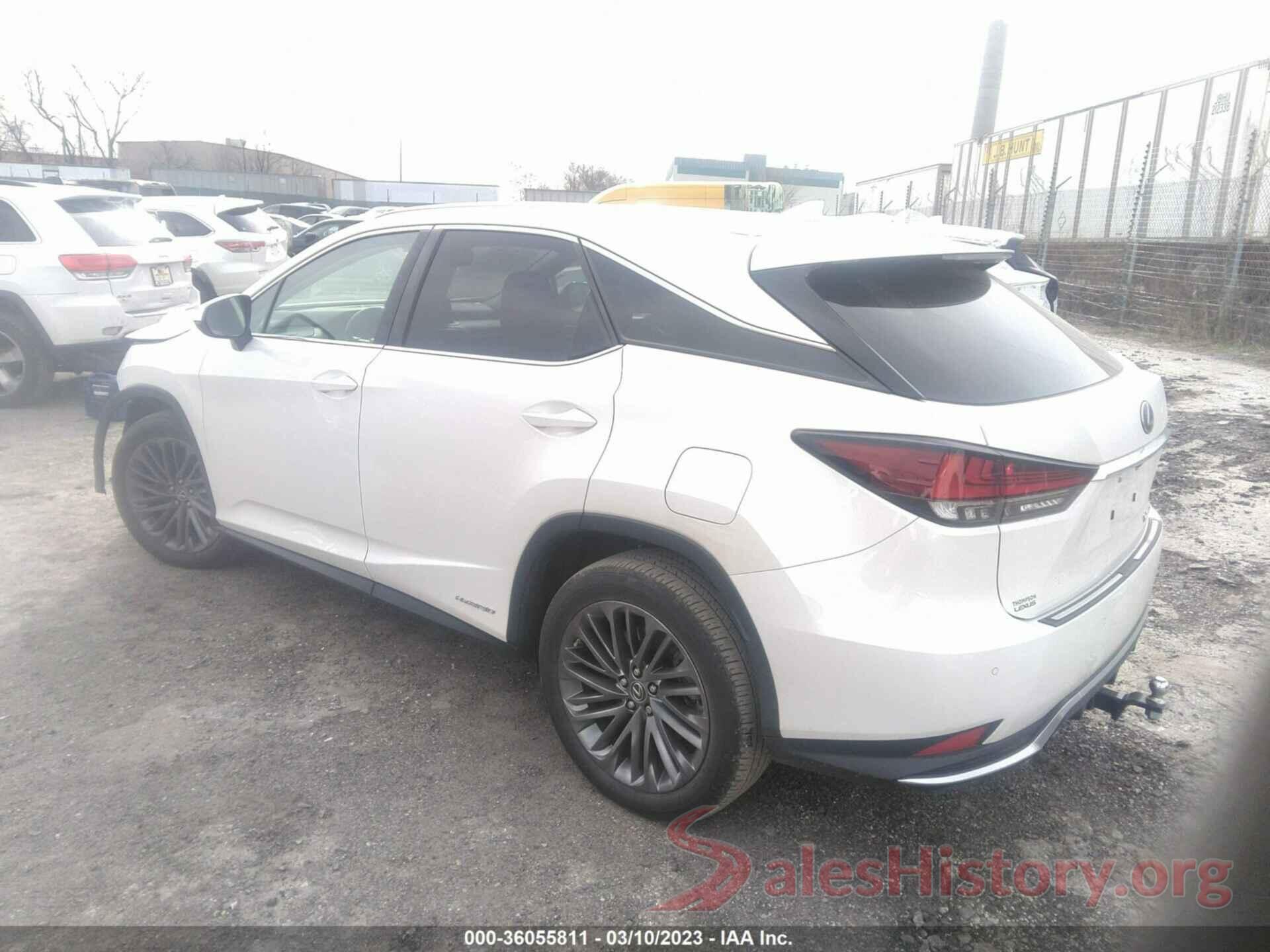 2T2JGMDA5MC065797 2021 LEXUS RX