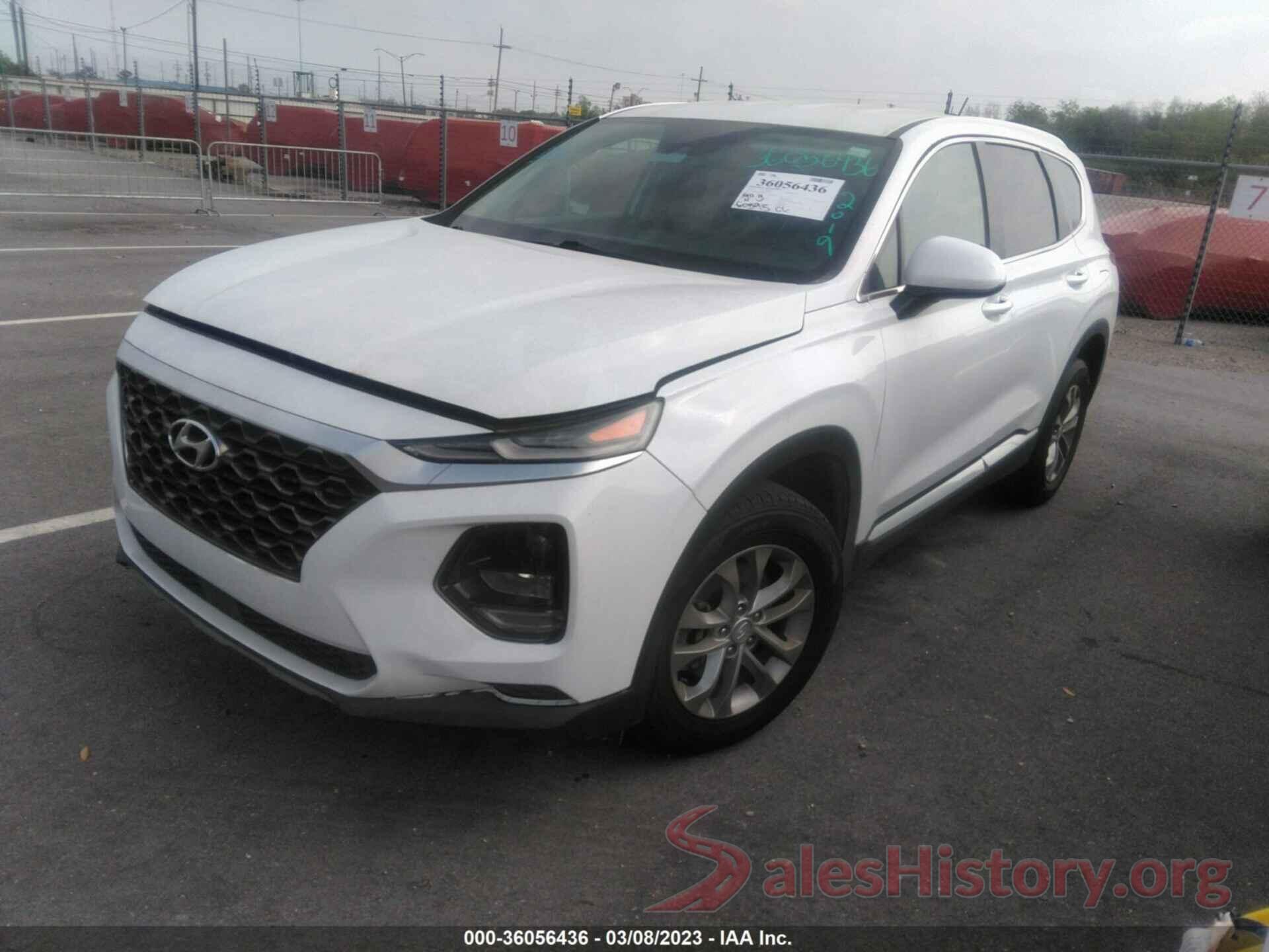 5NMS23AD8KH083766 2019 HYUNDAI SANTA FE