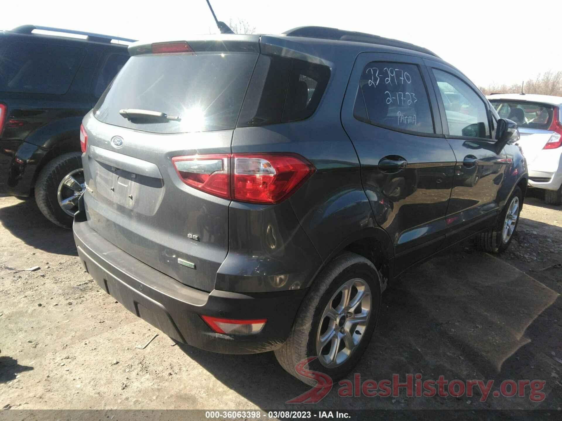 MAJ3S2GE1KC263433 2019 FORD ECOSPORT