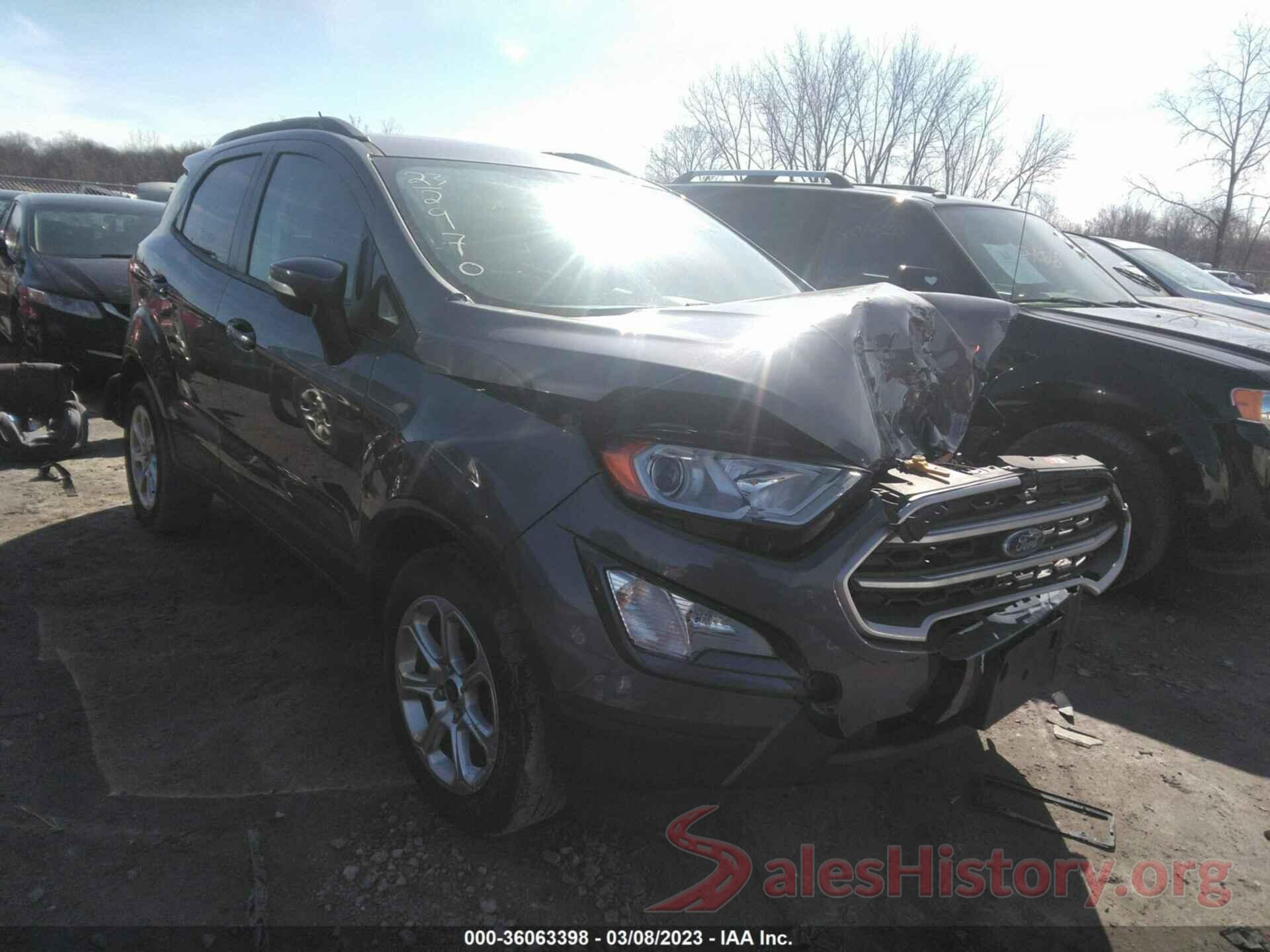 MAJ3S2GE1KC263433 2019 FORD ECOSPORT