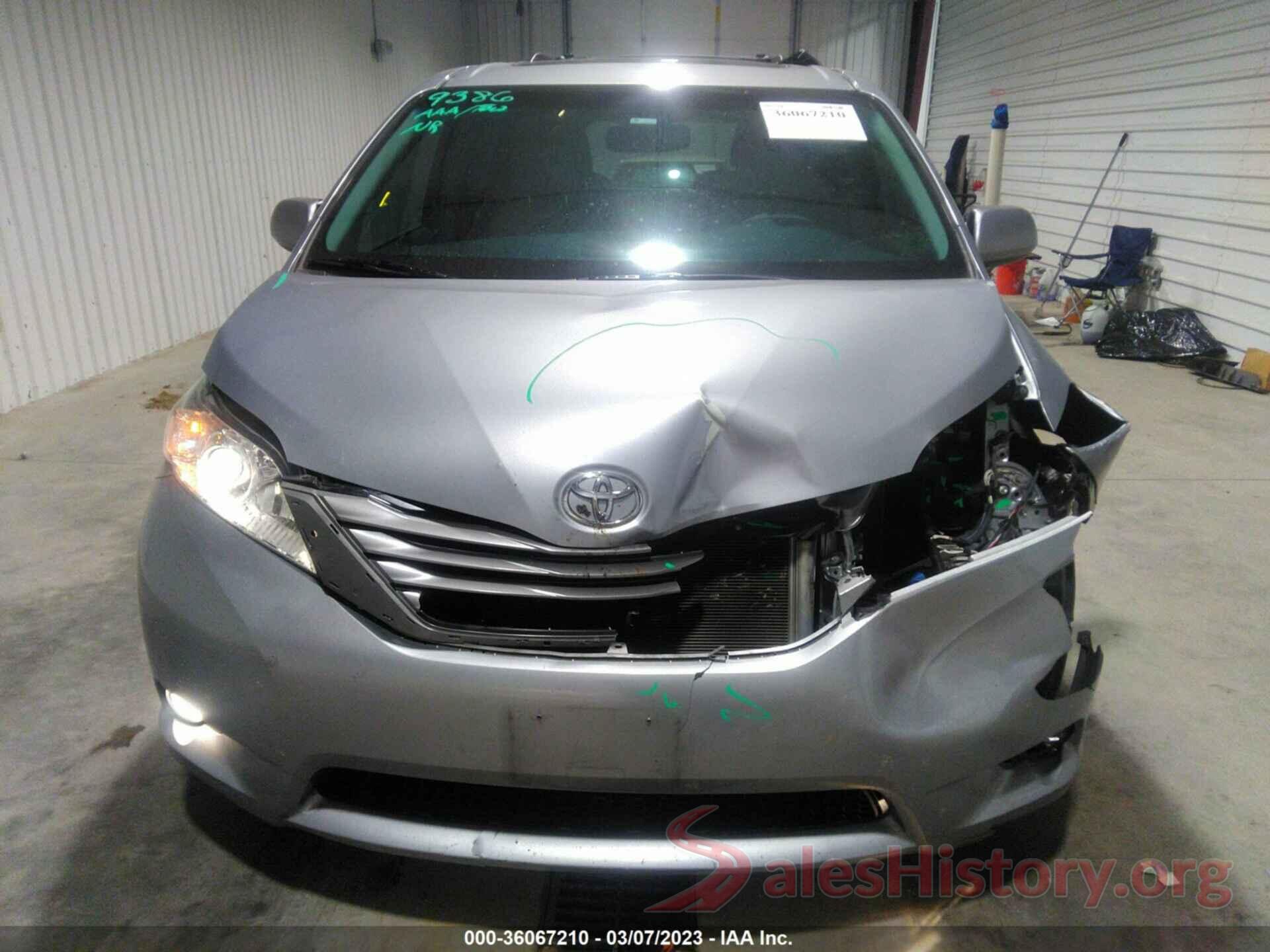 5TDYK3DC7DS358119 2013 TOYOTA SIENNA