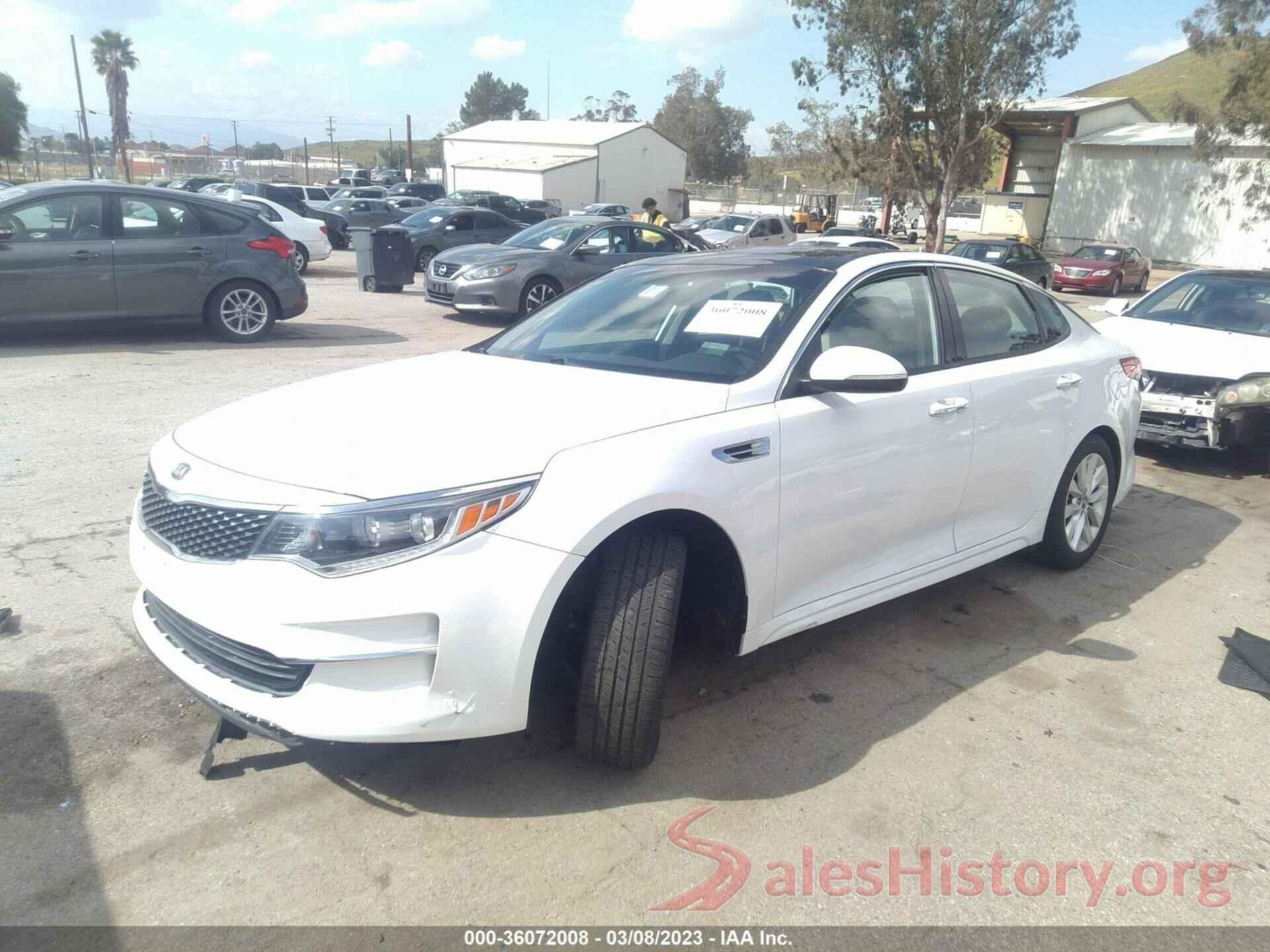 5XXGU4L34JG240846 2018 KIA OPTIMA