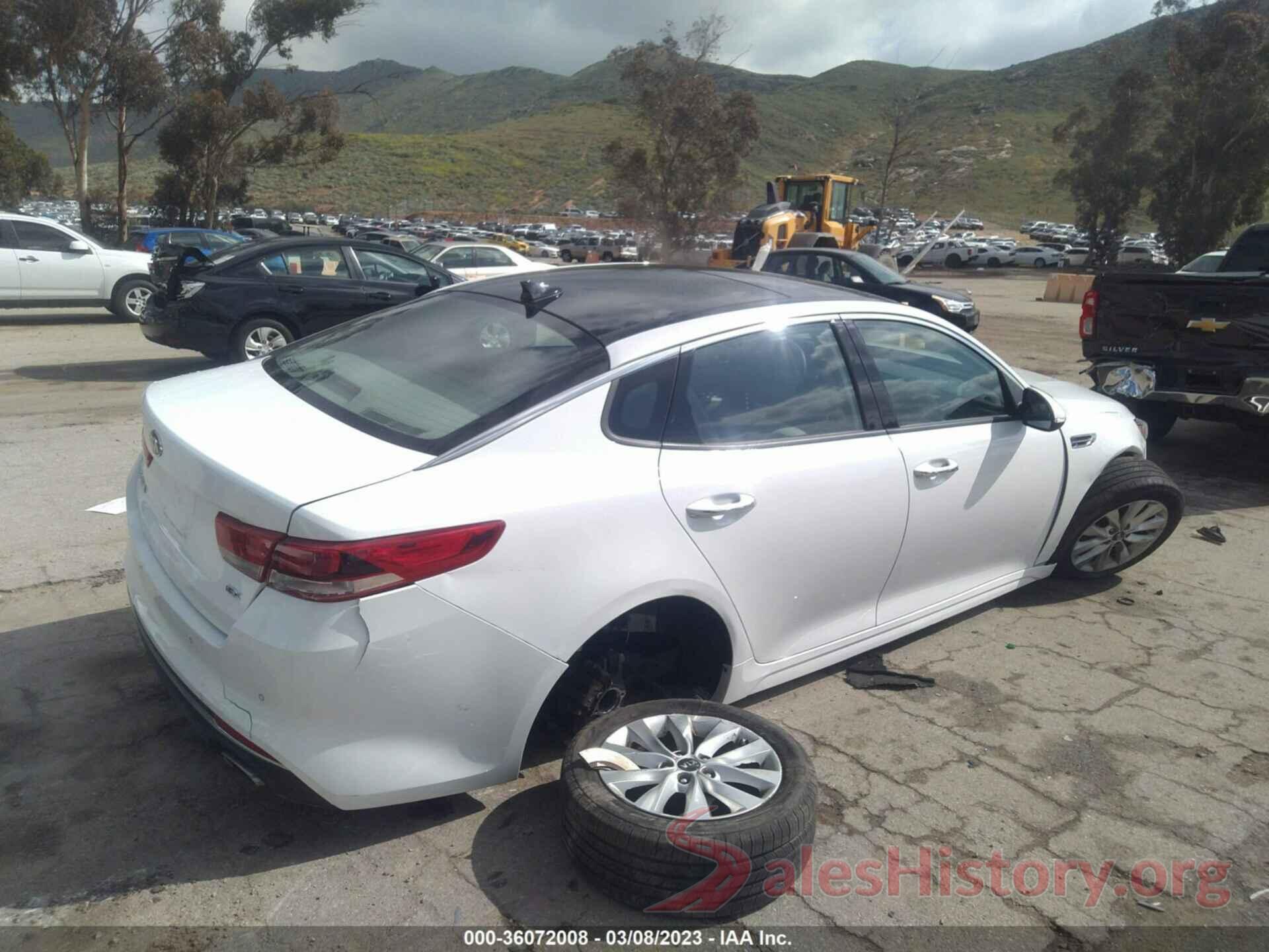 5XXGU4L34JG240846 2018 KIA OPTIMA