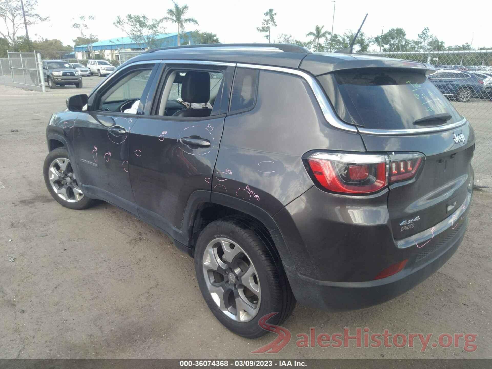 3C4NJDCB4KT639401 2019 JEEP COMPASS