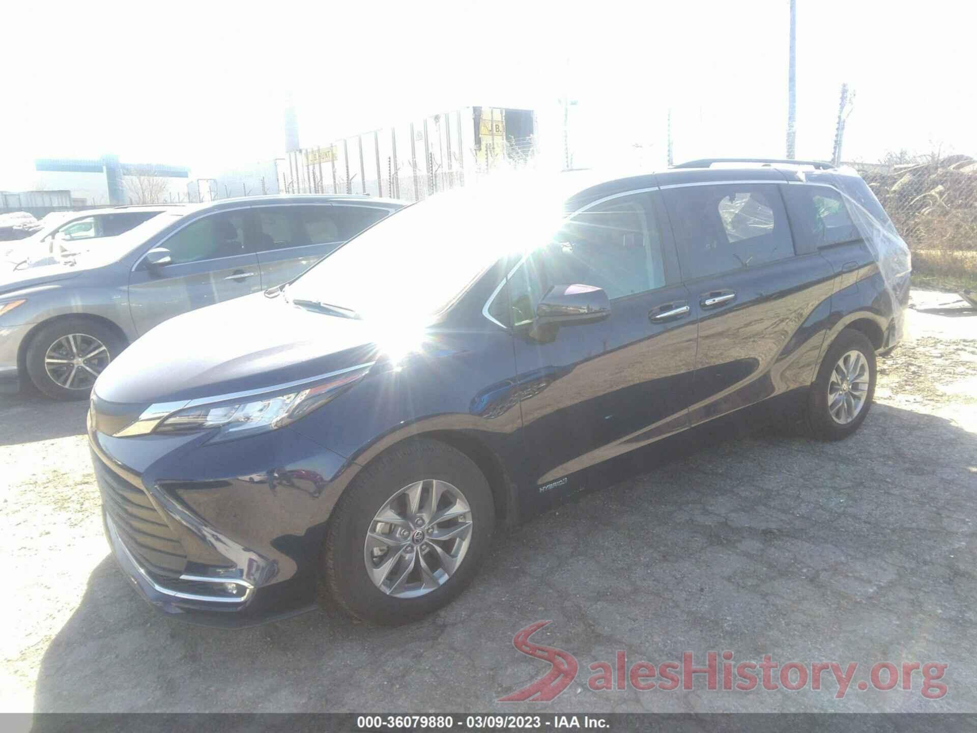 5TDJSKFC5MS007976 2021 TOYOTA SIENNA