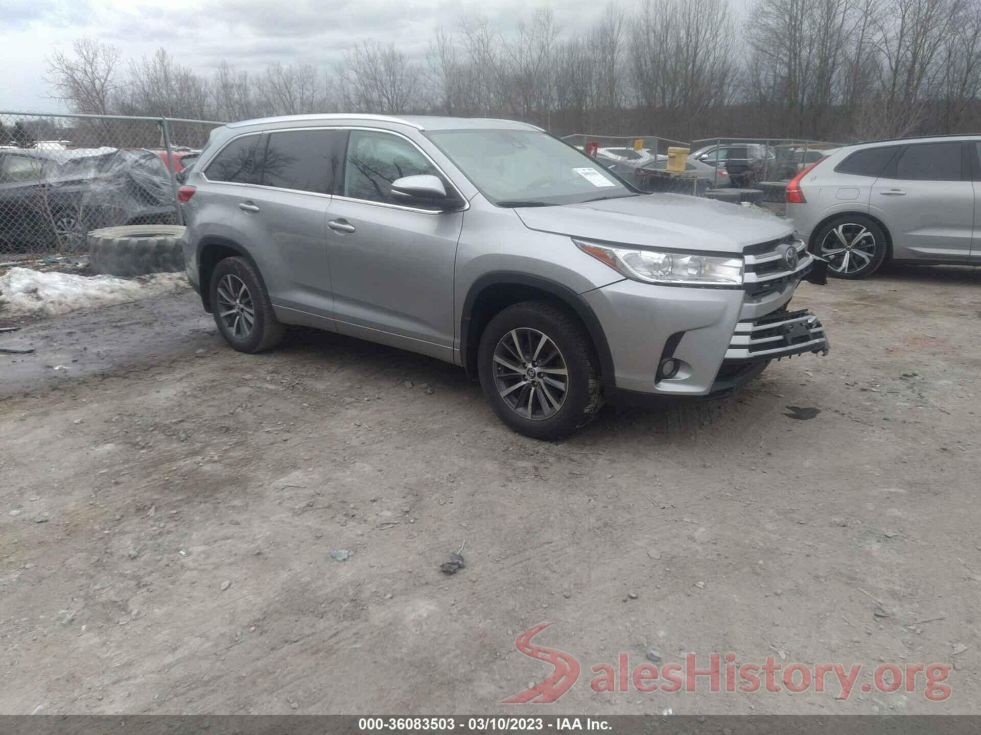 5TDJZRFH9JS557404 2018 TOYOTA HIGHLANDER