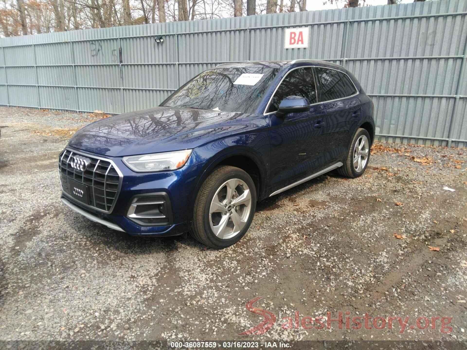 WA1BAAFY8M2003189 2021 AUDI Q5