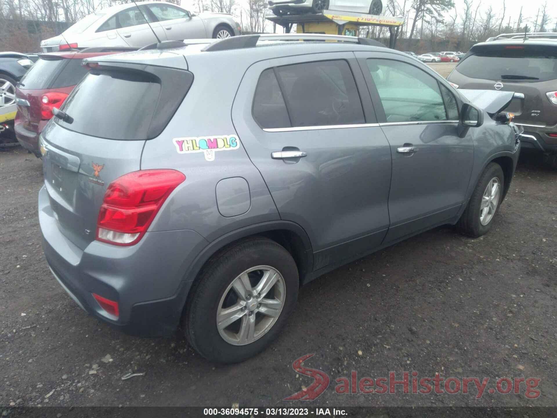 KL7CJLSB1KB941911 2019 CHEVROLET TRAX