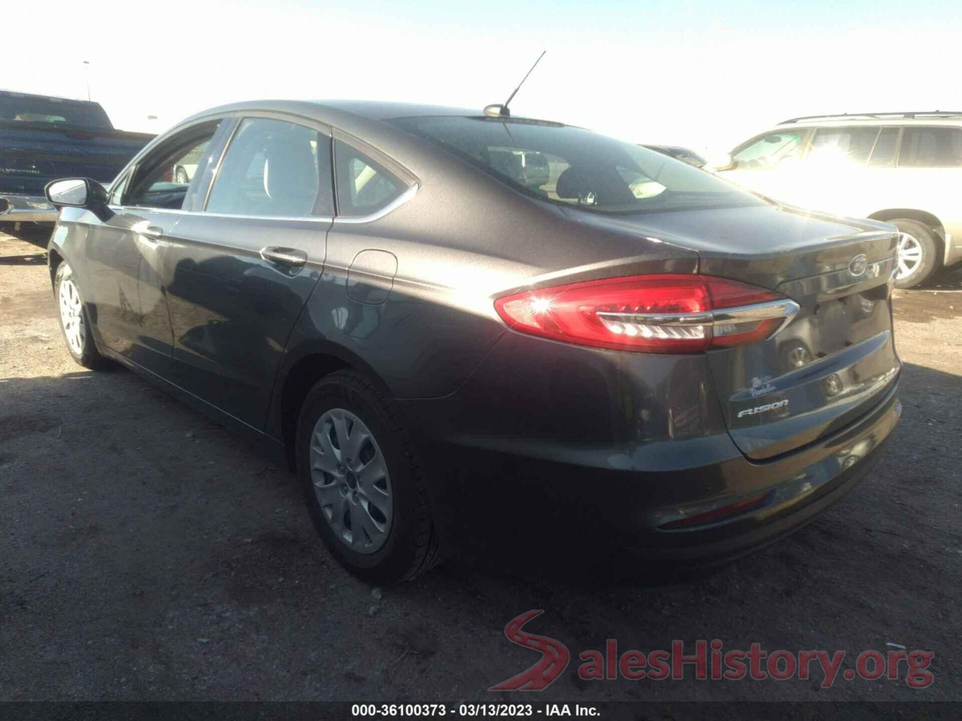 3FA6P0G75KR250917 2019 FORD FUSION