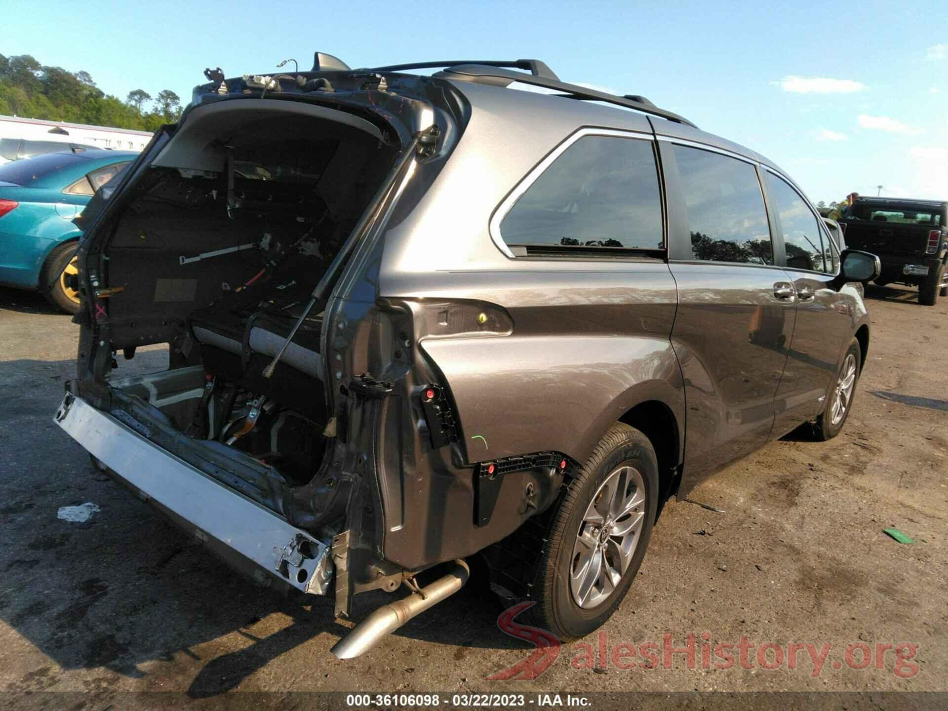 5TDBSKFC6MS021549 2021 TOYOTA SIENNA