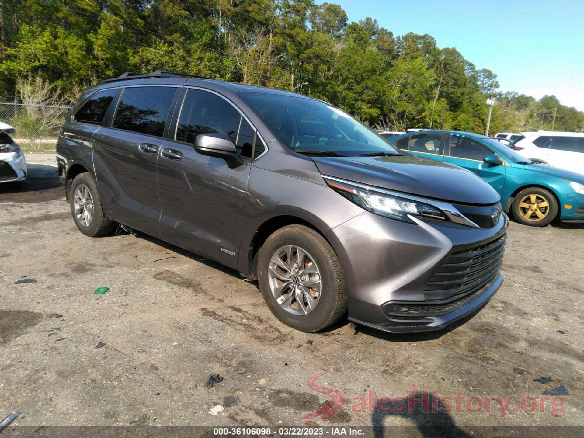 5TDBSKFC6MS021549 2021 TOYOTA SIENNA