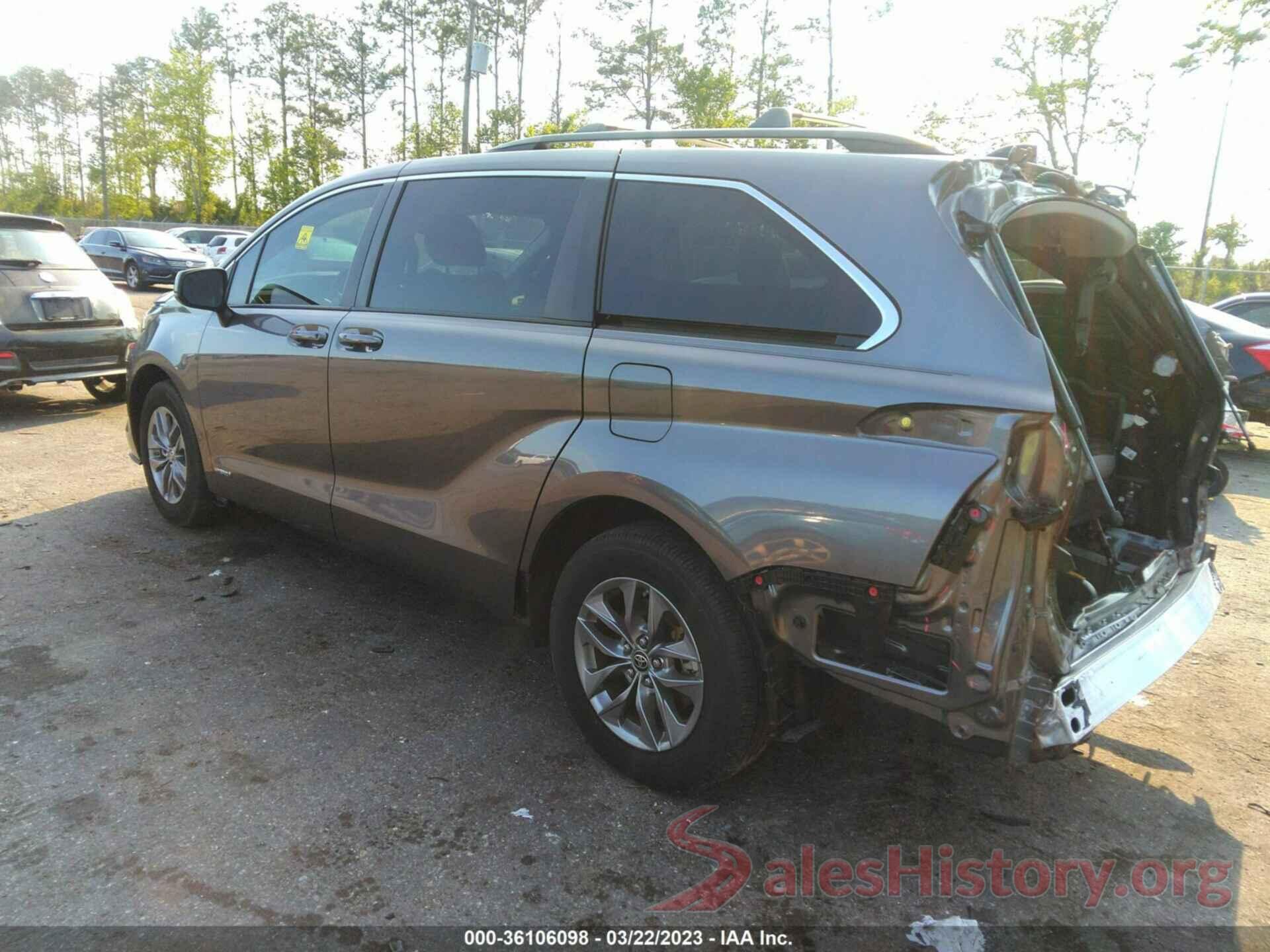 5TDBSKFC6MS021549 2021 TOYOTA SIENNA