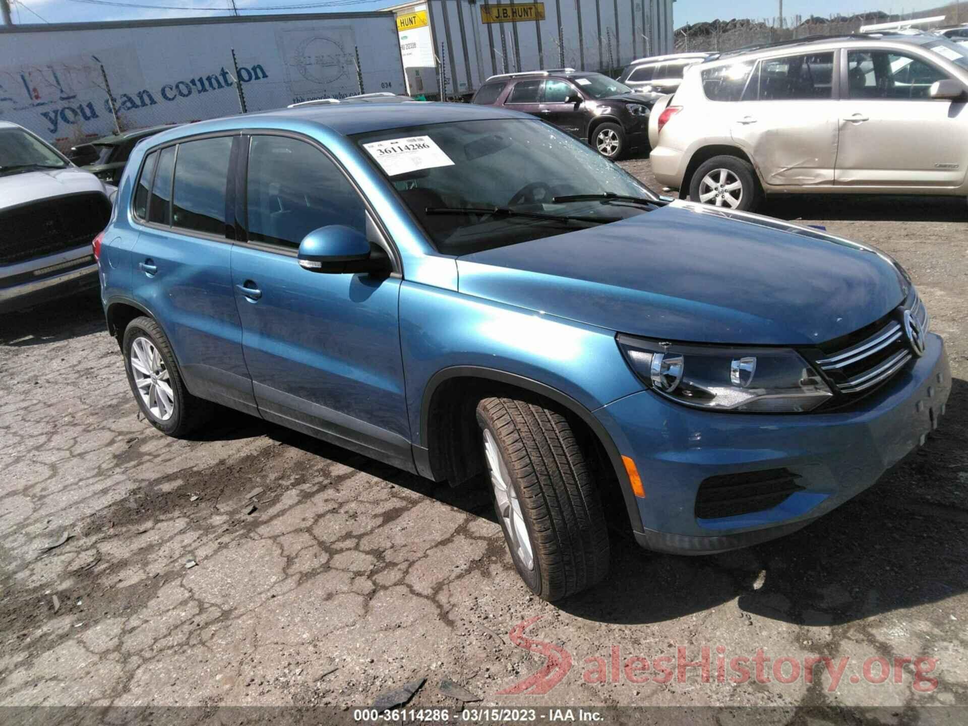 WVGBV7AX0HK053517 2017 VOLKSWAGEN TIGUAN