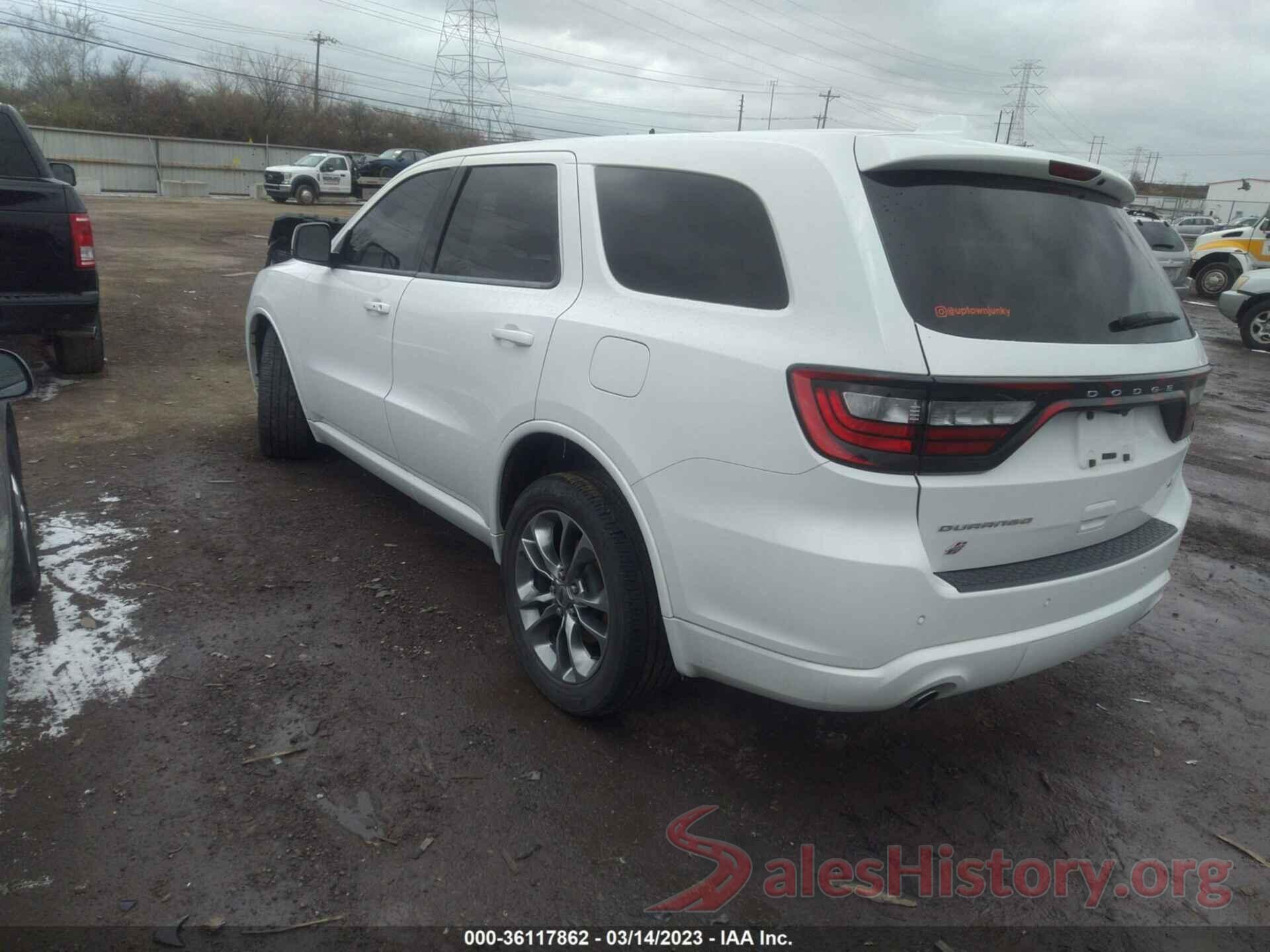 1C4SDJCT7KC598999 2019 DODGE DURANGO