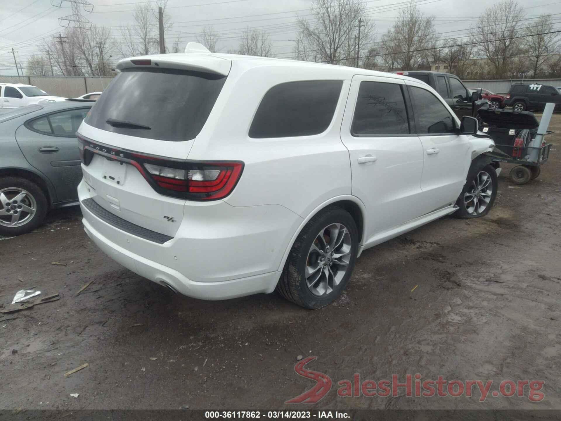 1C4SDJCT7KC598999 2019 DODGE DURANGO