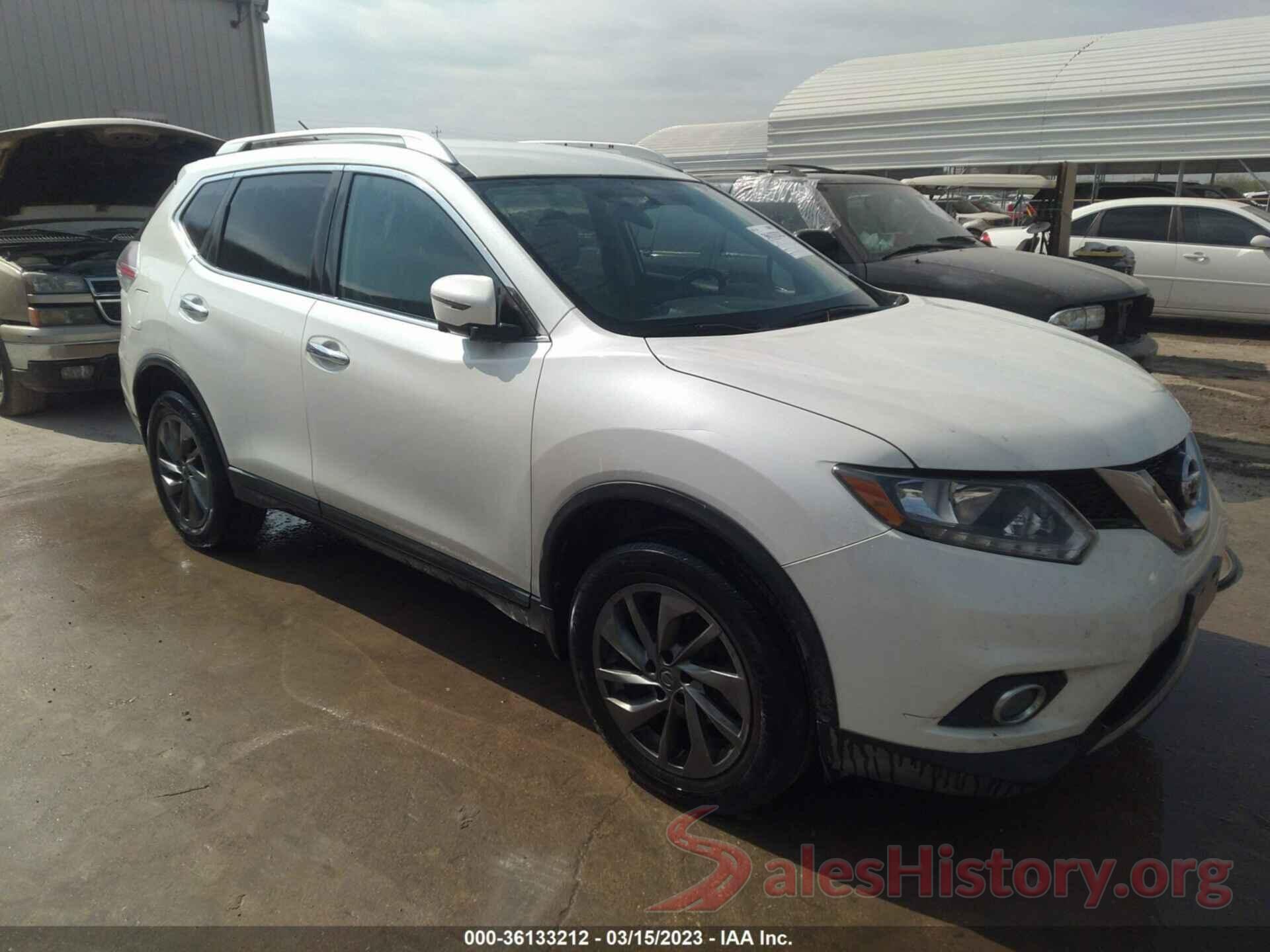 KNMAT2MVXGP703040 2016 NISSAN ROGUE