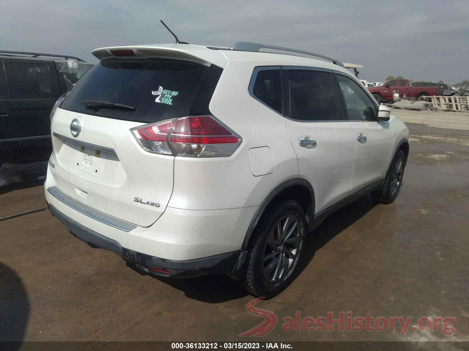 KNMAT2MVXGP703040 2016 NISSAN ROGUE