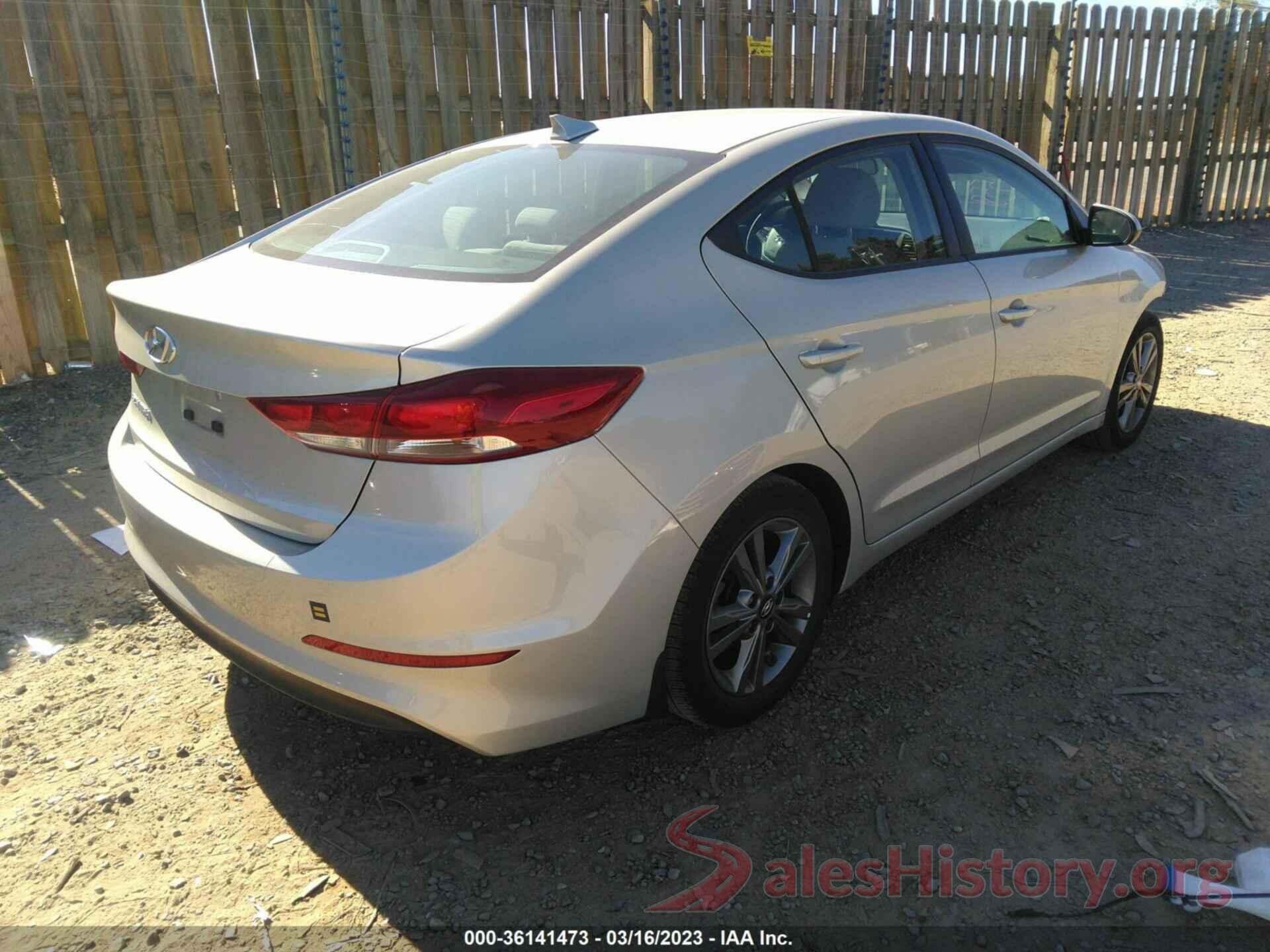 5NPD84LF5JH358846 2018 HYUNDAI ELANTRA