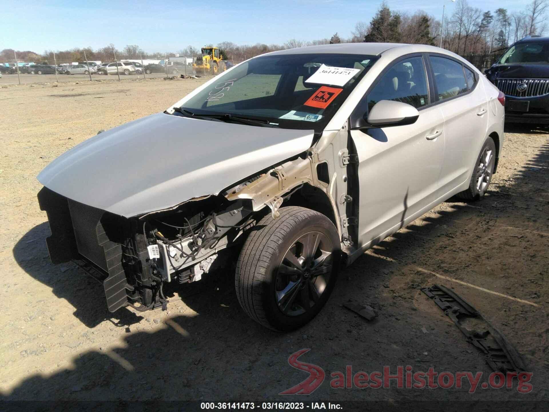 5NPD84LF5JH358846 2018 HYUNDAI ELANTRA