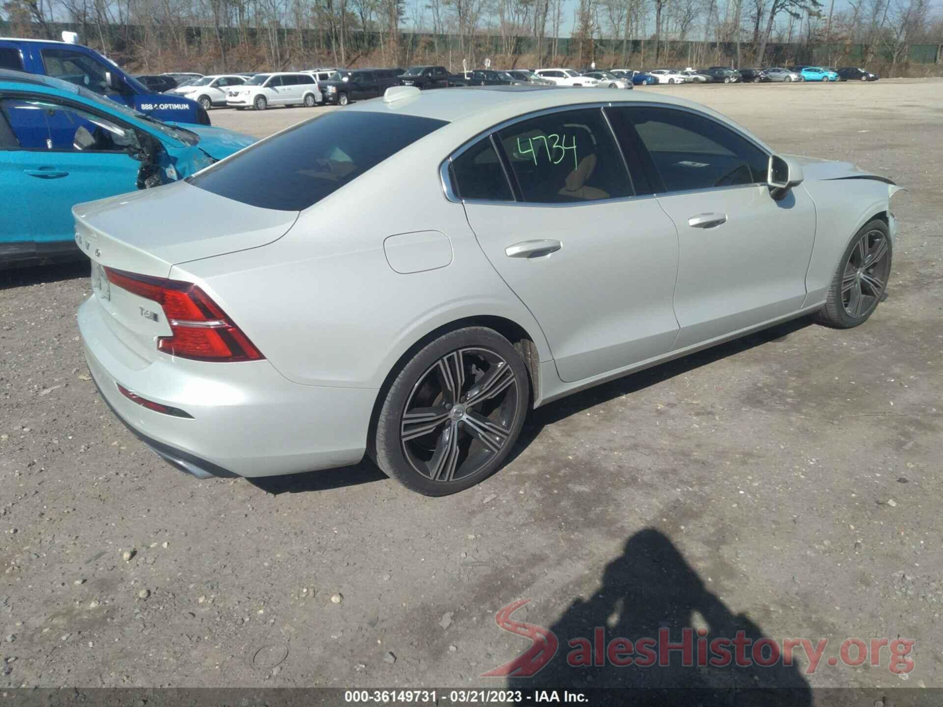 7JRA22TLXKG001801 2019 VOLVO S60