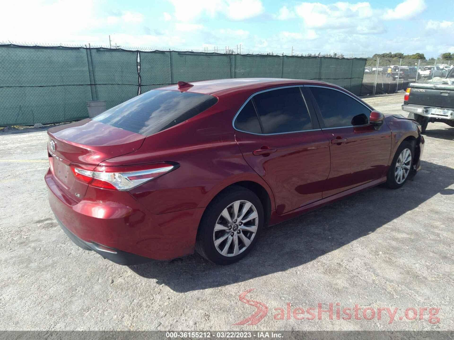 4T1B11HK2KU681156 2019 TOYOTA CAMRY