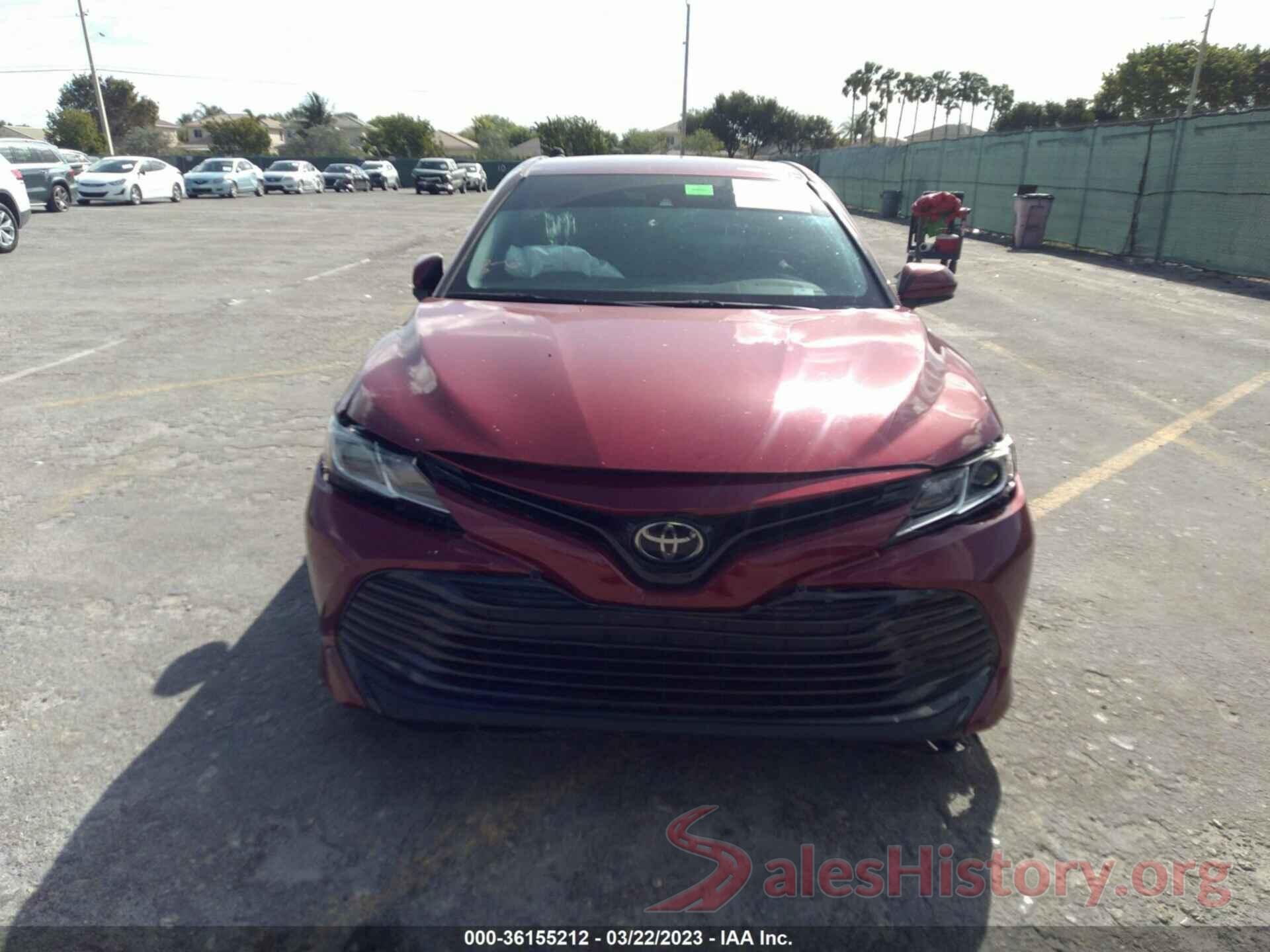 4T1B11HK2KU681156 2019 TOYOTA CAMRY