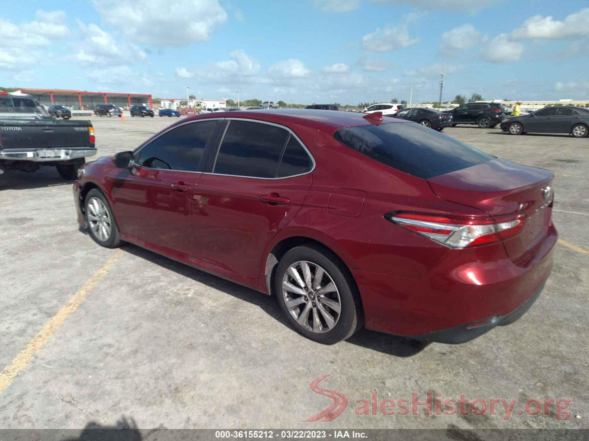 4T1B11HK2KU681156 2019 TOYOTA CAMRY