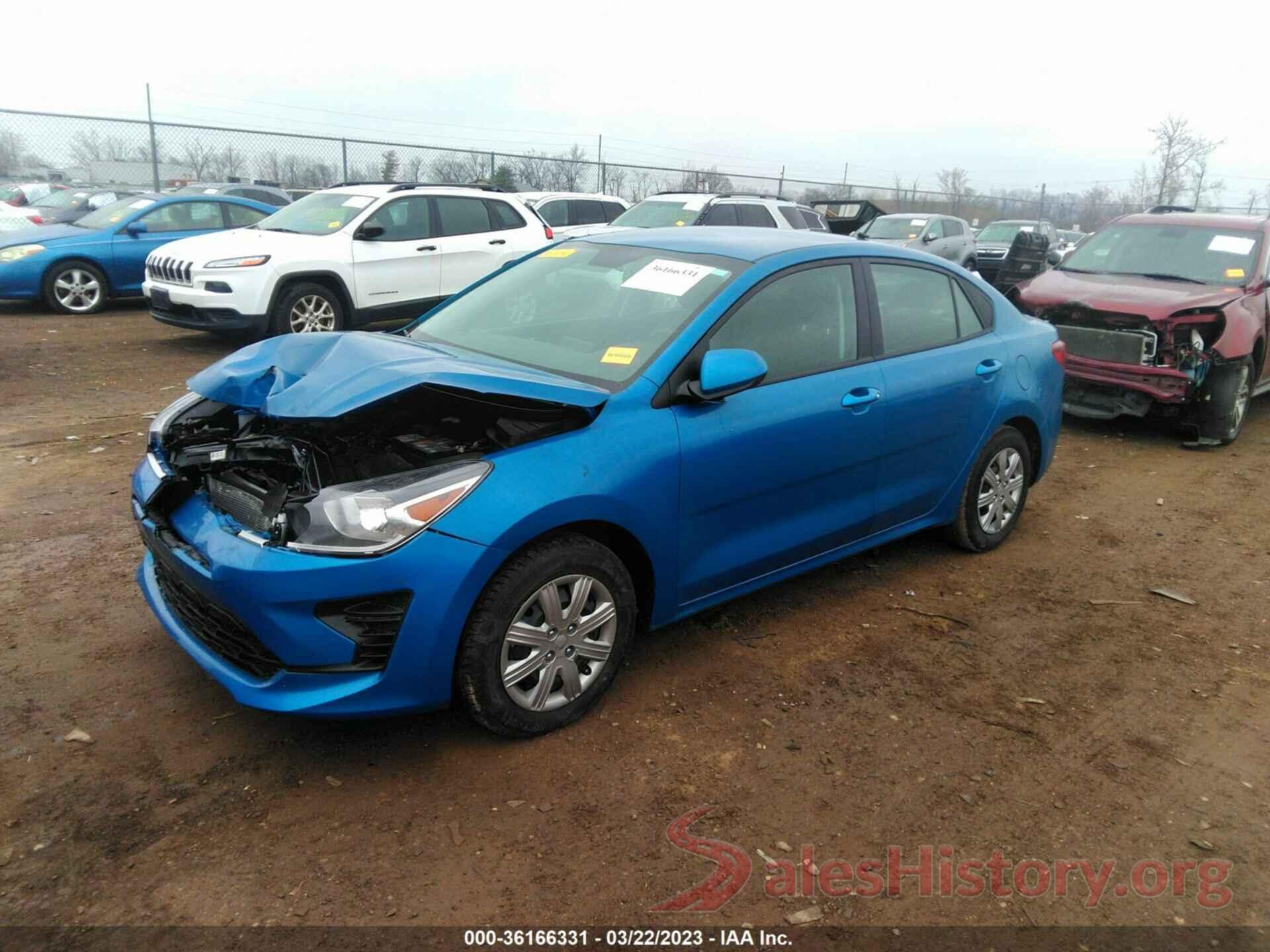 3KPA24AD9NE503161 2022 KIA RIO