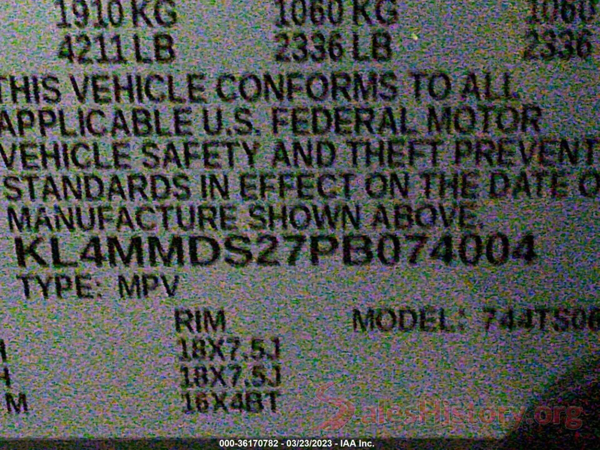 KL4MMDS27PB074004 2023 BUICK ENCORE GX