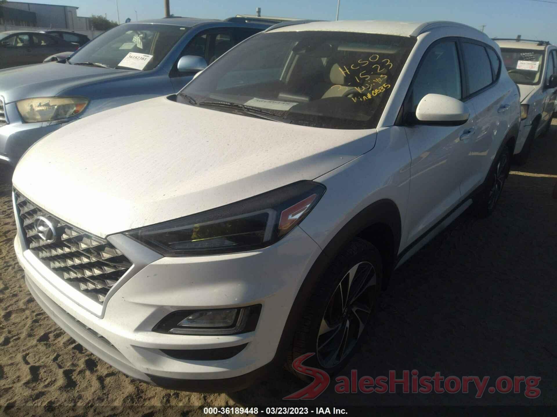 KM8J33AL7KU870535 2019 HYUNDAI TUCSON