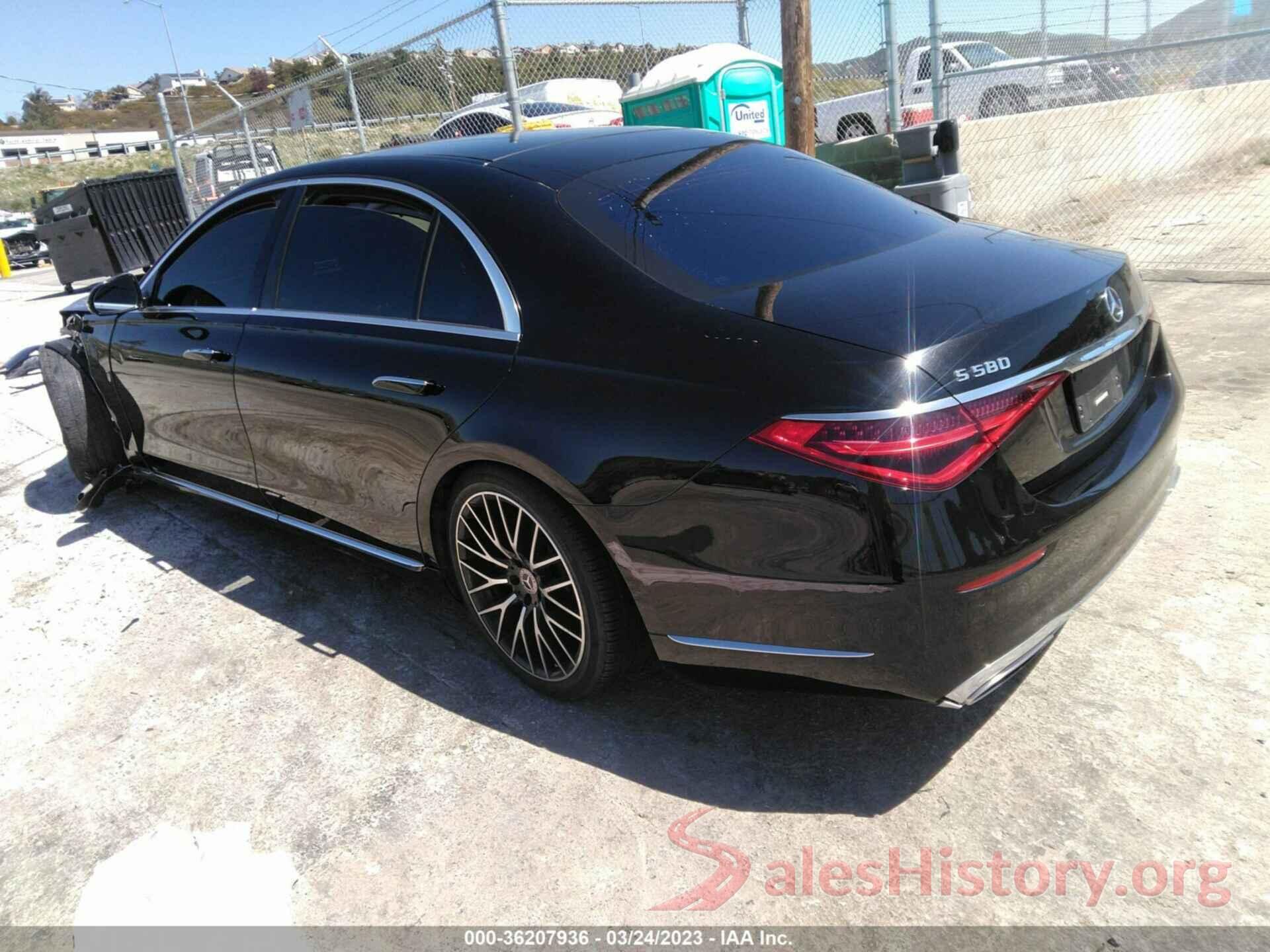 W1K6G7GB1MA019166 2021 MERCEDES-BENZ S-CLASS