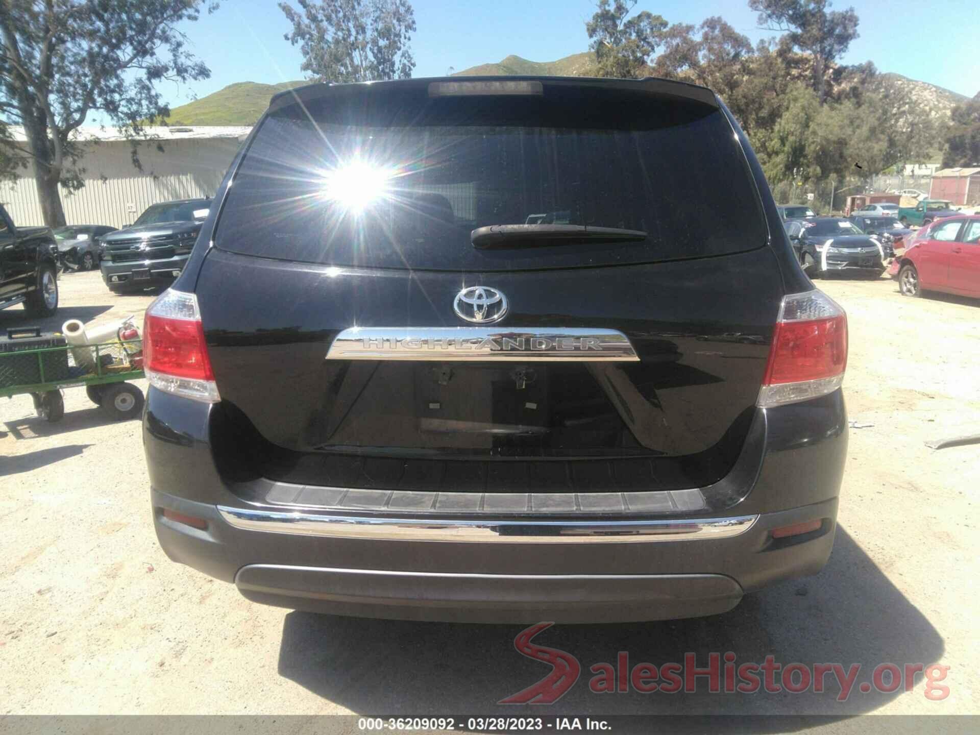 5TDZA3EH1DS044967 2013 TOYOTA HIGHLANDER