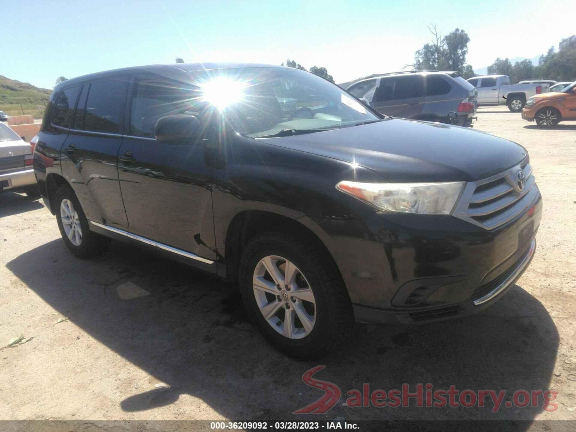 5TDZA3EH1DS044967 2013 TOYOTA HIGHLANDER