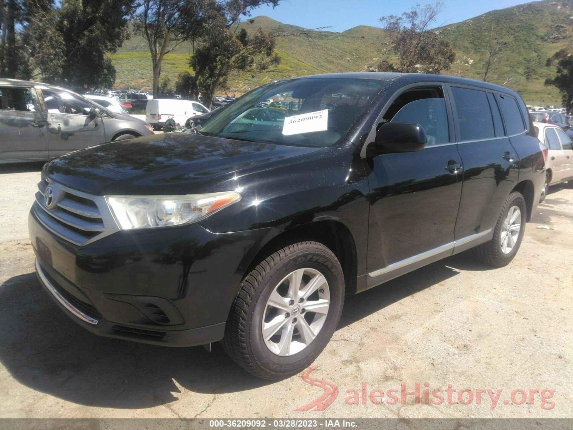 5TDZA3EH1DS044967 2013 TOYOTA HIGHLANDER