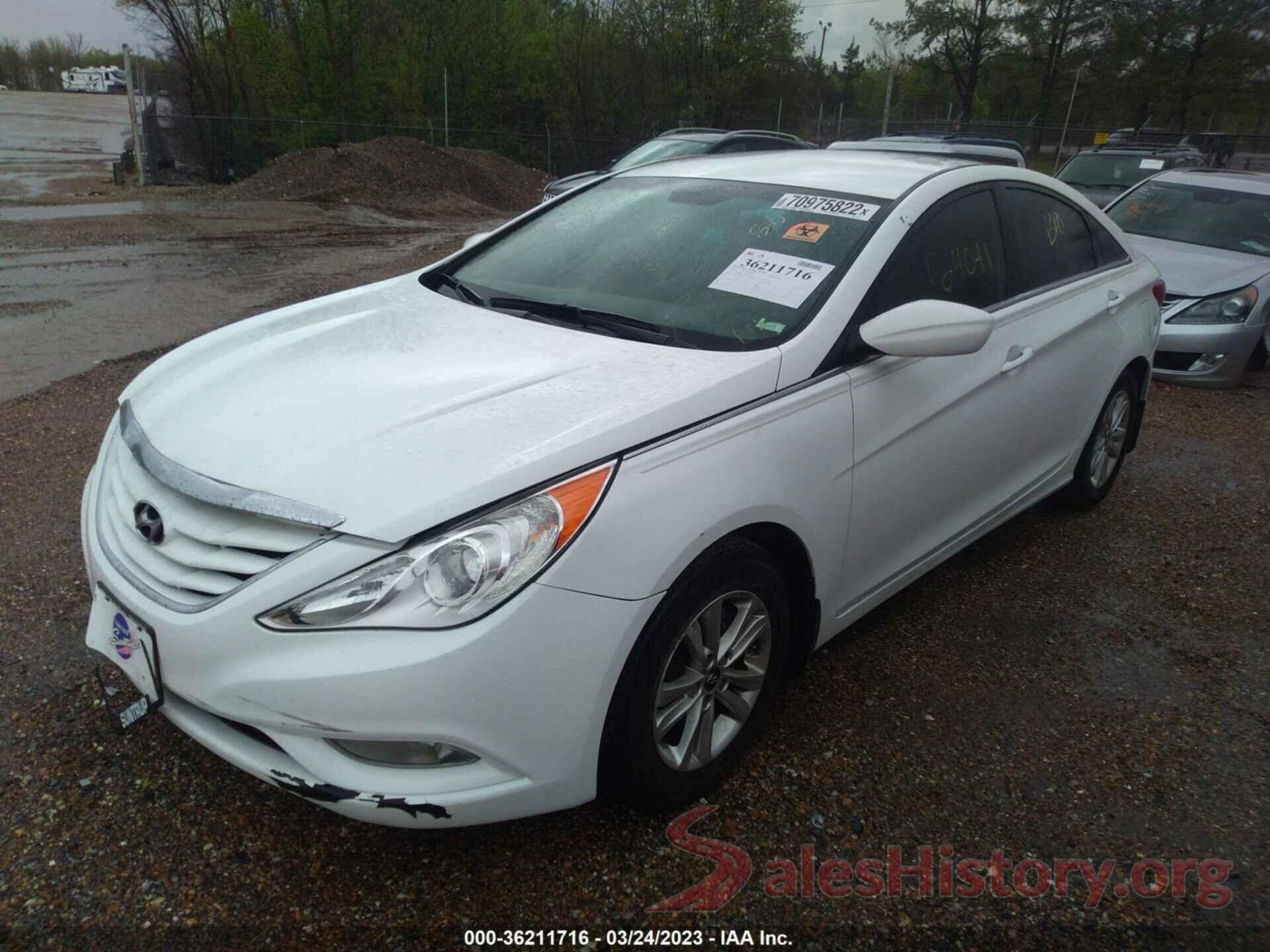 5NPEB4AC3DH574570 2013 HYUNDAI SONATA