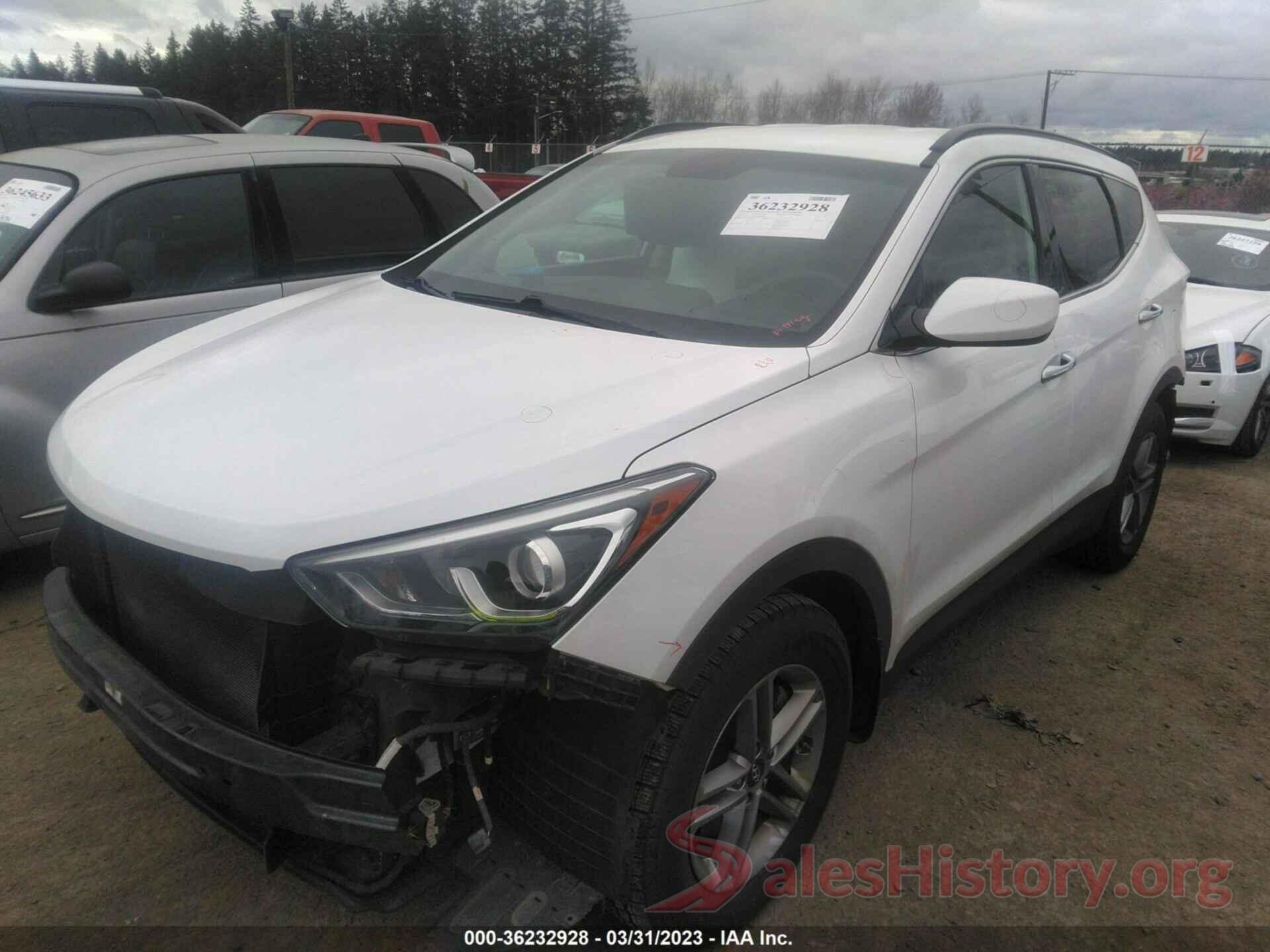 5NMZUDLBXHH026908 2017 HYUNDAI SANTA FE SPORT