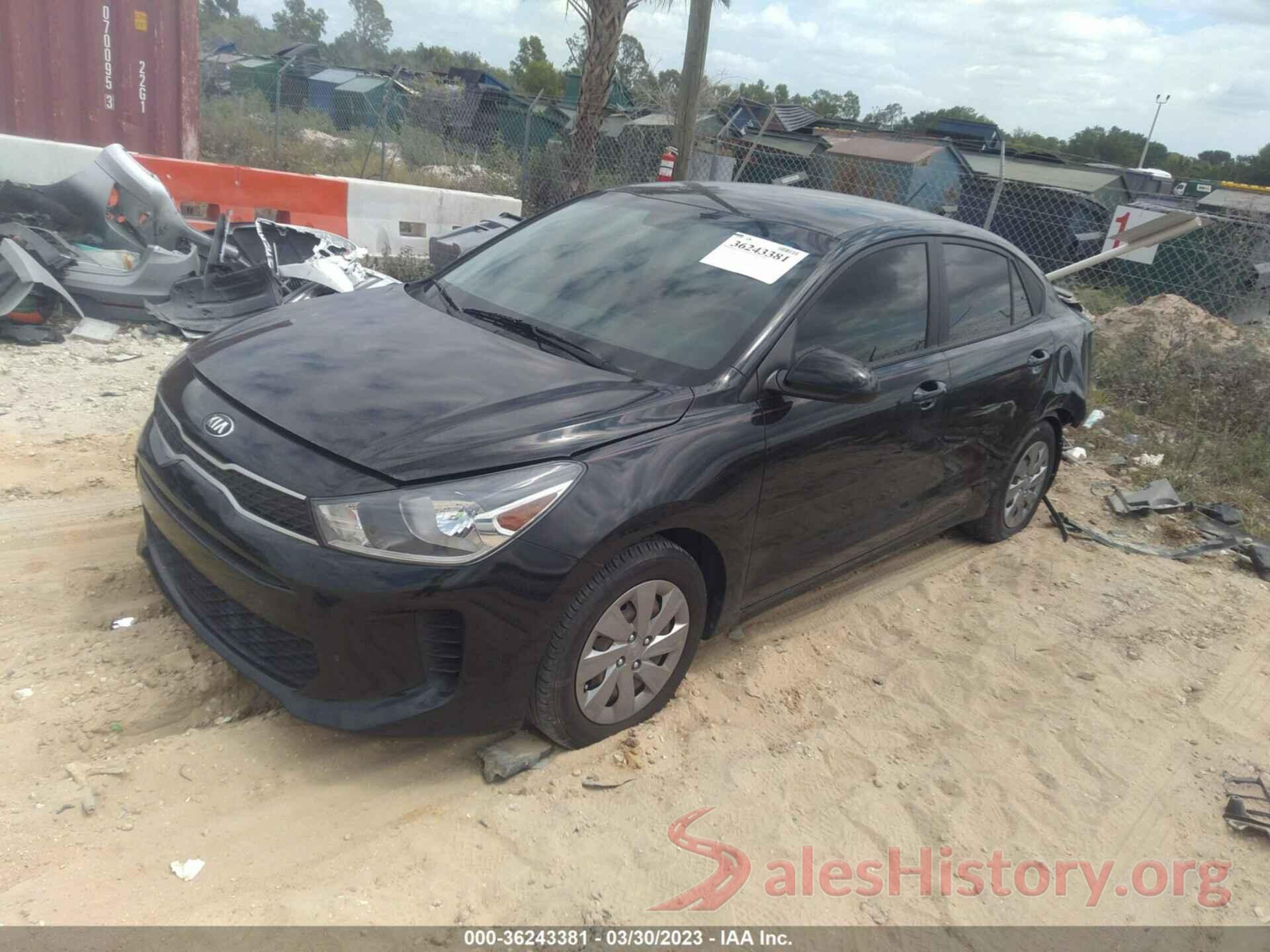 3KPA24AD6LE307174 2020 KIA RIO