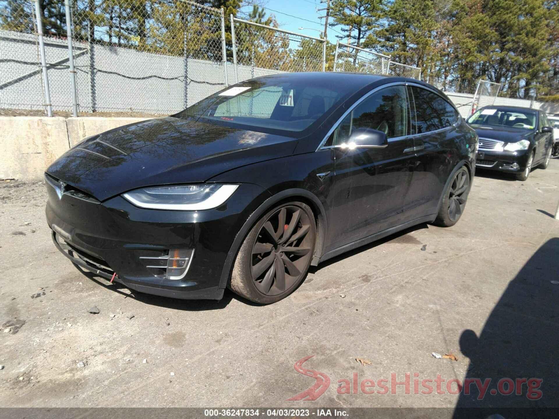 5YJXCBE48HF056245 2017 TESLA MODEL X