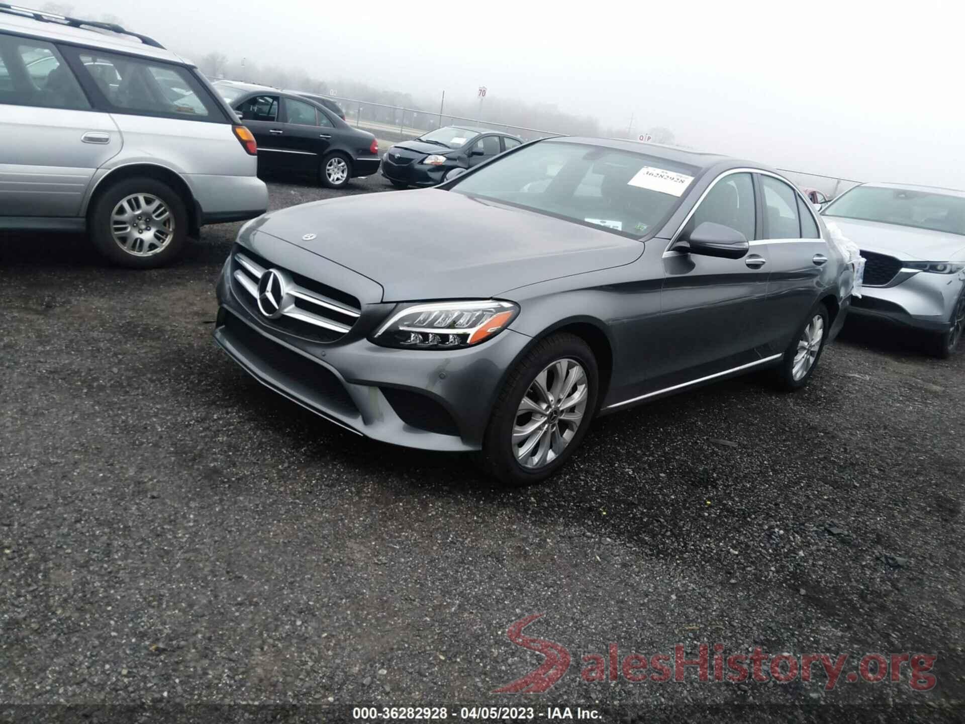 55SWF8EB8KU305251 2019 MERCEDES-BENZ C-CLASS