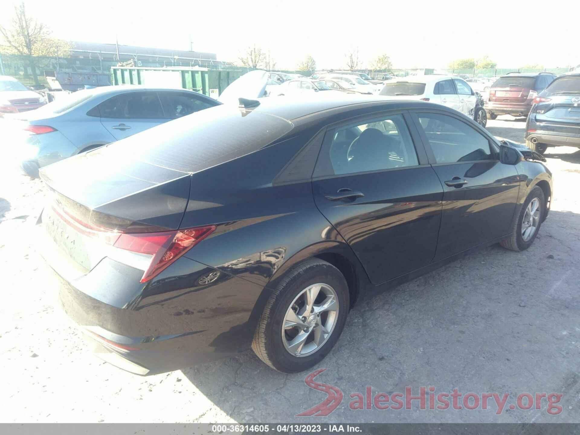 5NPLL4AG3NH074076 2022 HYUNDAI ELANTRA