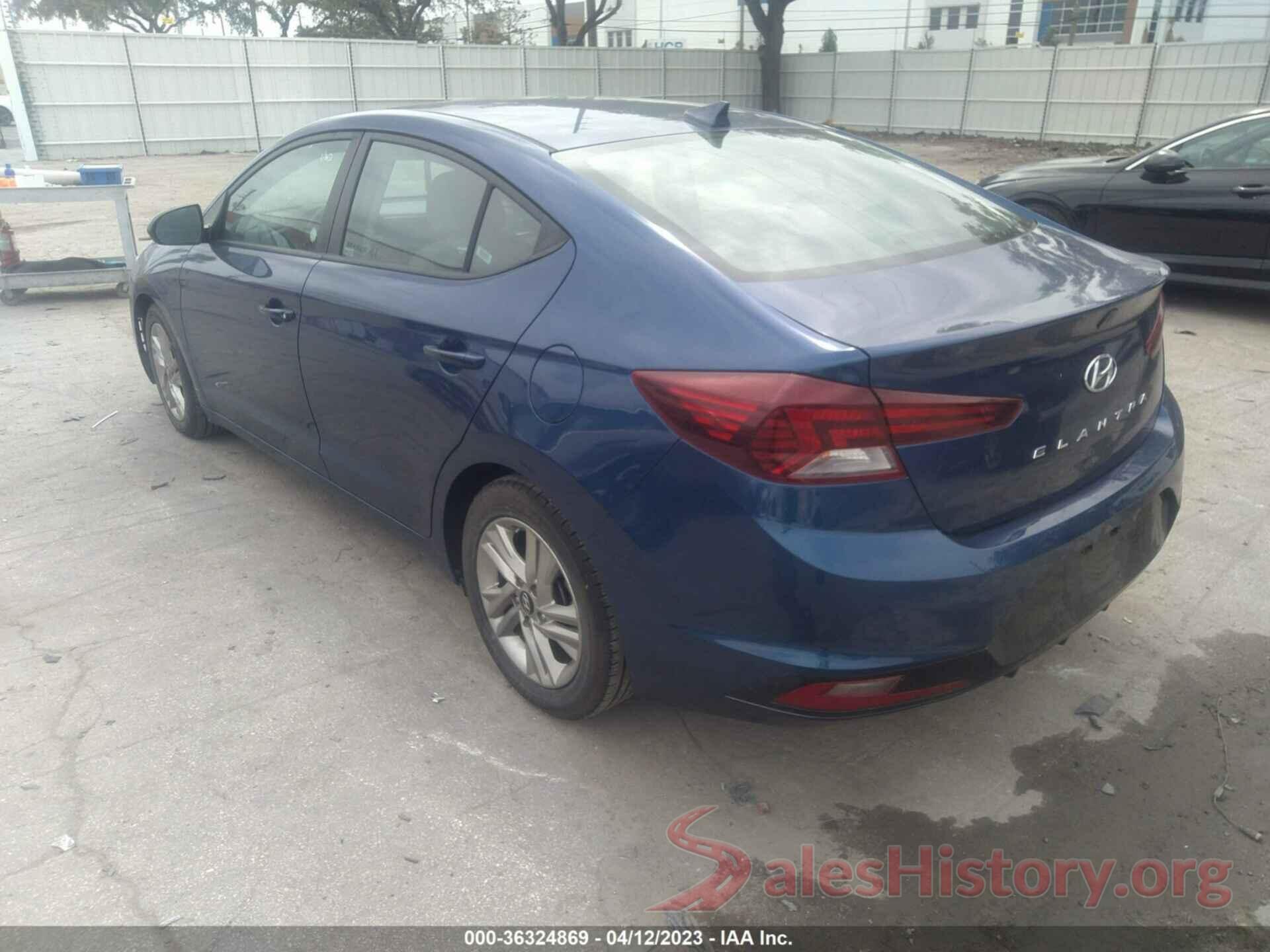 5NPD84LFXKH461990 2019 HYUNDAI ELANTRA