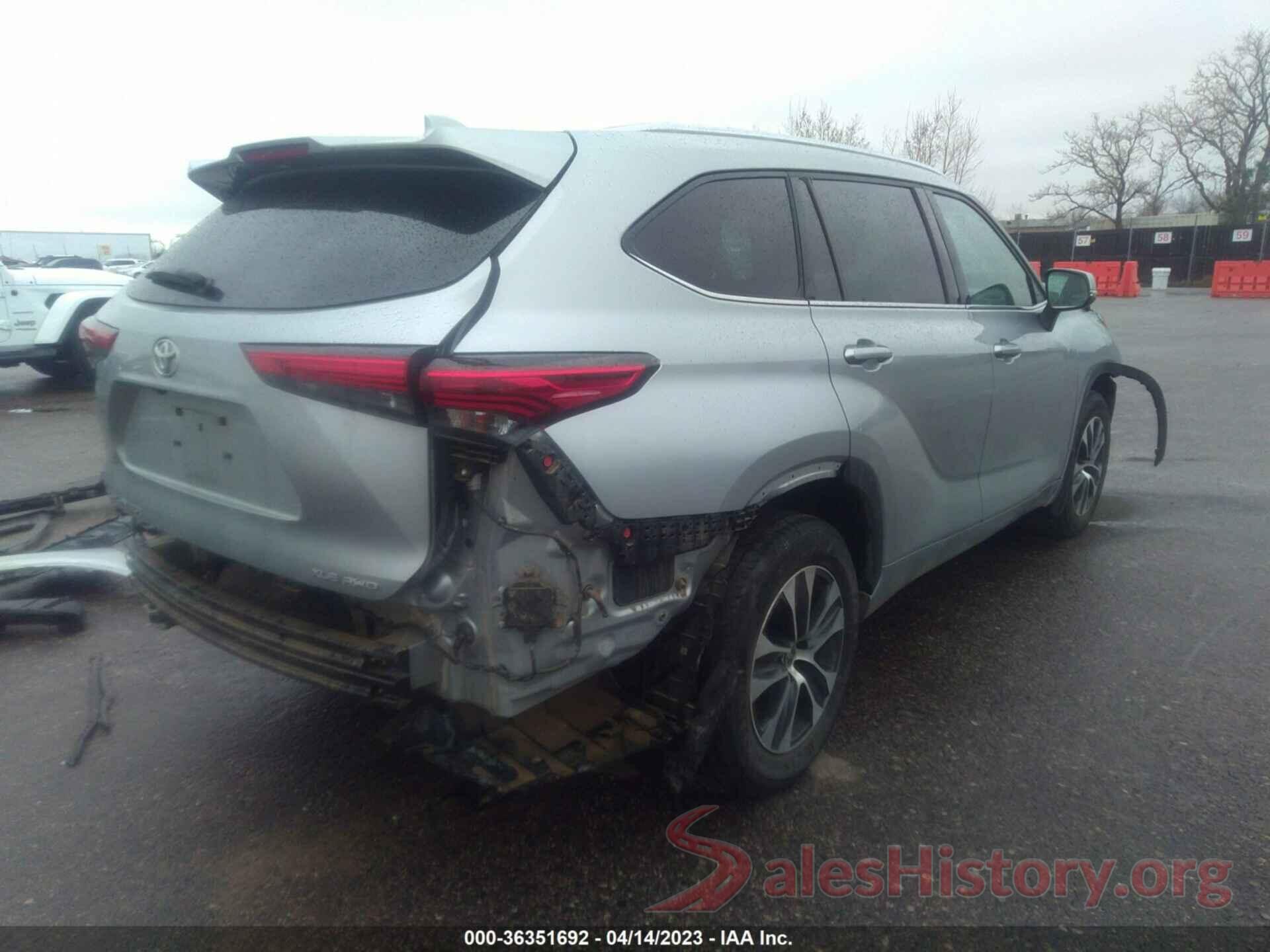 5TDGZRBH6MS071301 2021 TOYOTA HIGHLANDER